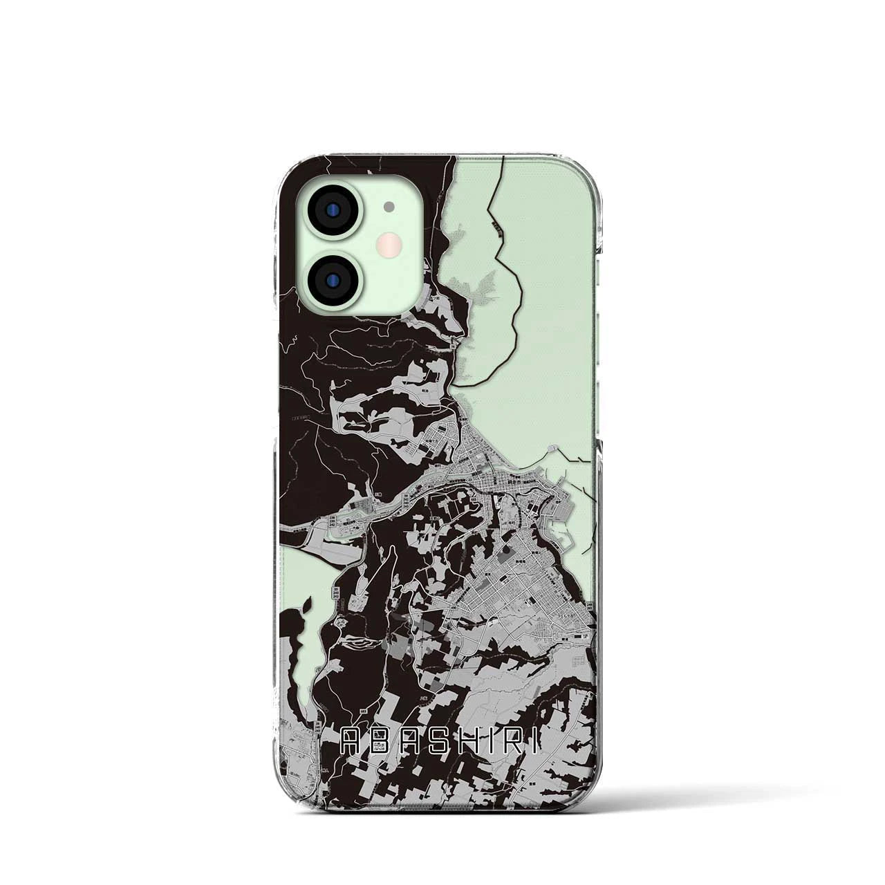 【網走(北海道)】地図柄iPhoneケース(クリアタイプ)