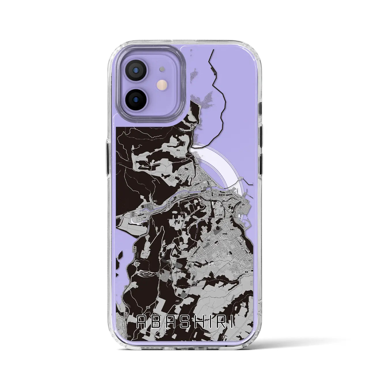 【網走(北海道)】地図柄iPhoneケース(MagSafeタイプ)