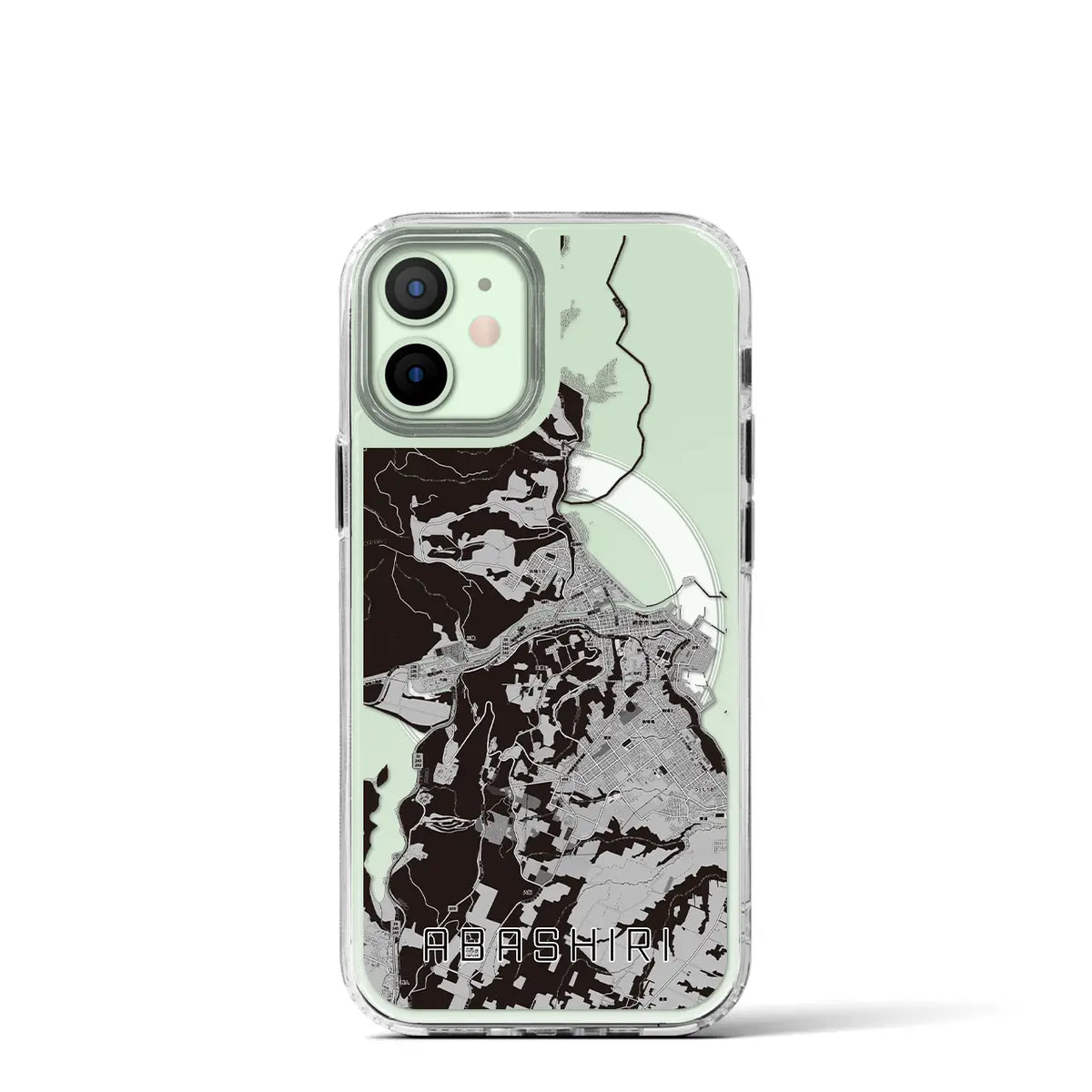 【網走(北海道)】地図柄iPhoneケース(MagSafeタイプ)