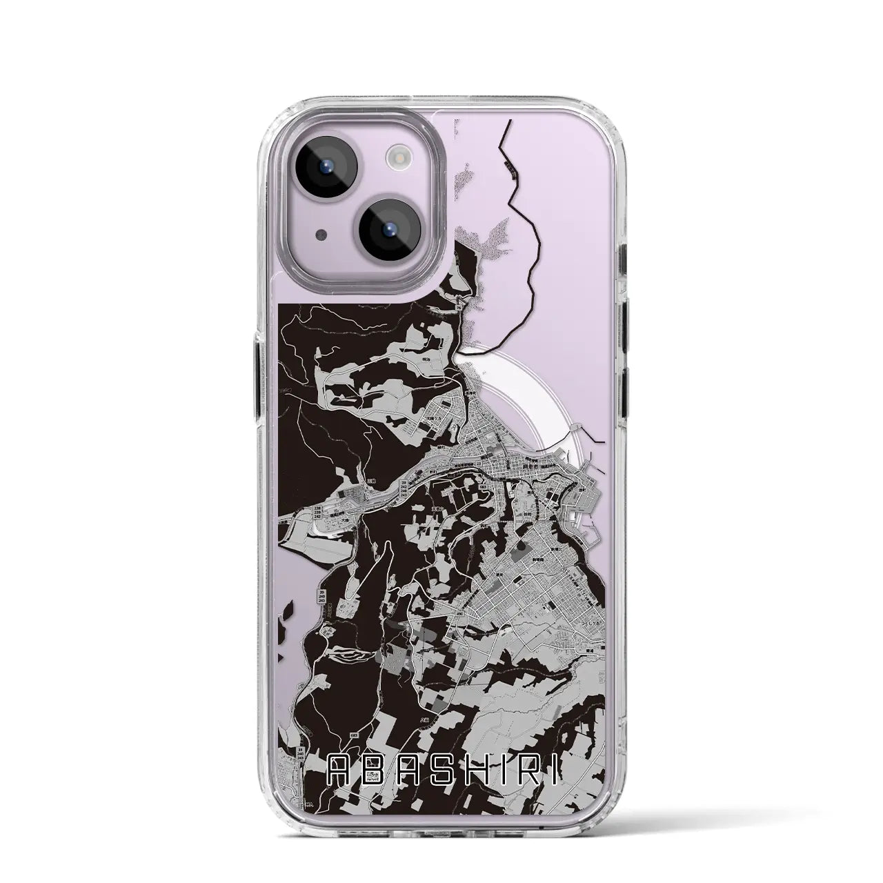 【網走(北海道)】地図柄iPhoneケース(MagSafeタイプ)
