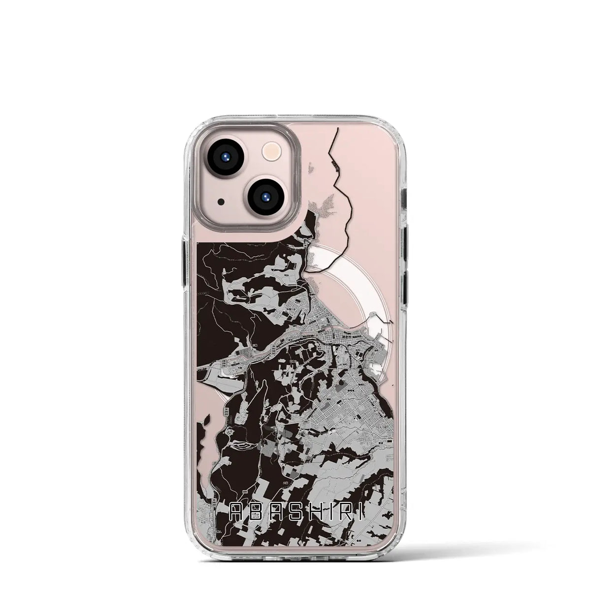 【網走(北海道)】地図柄iPhoneケース(MagSafeタイプ)