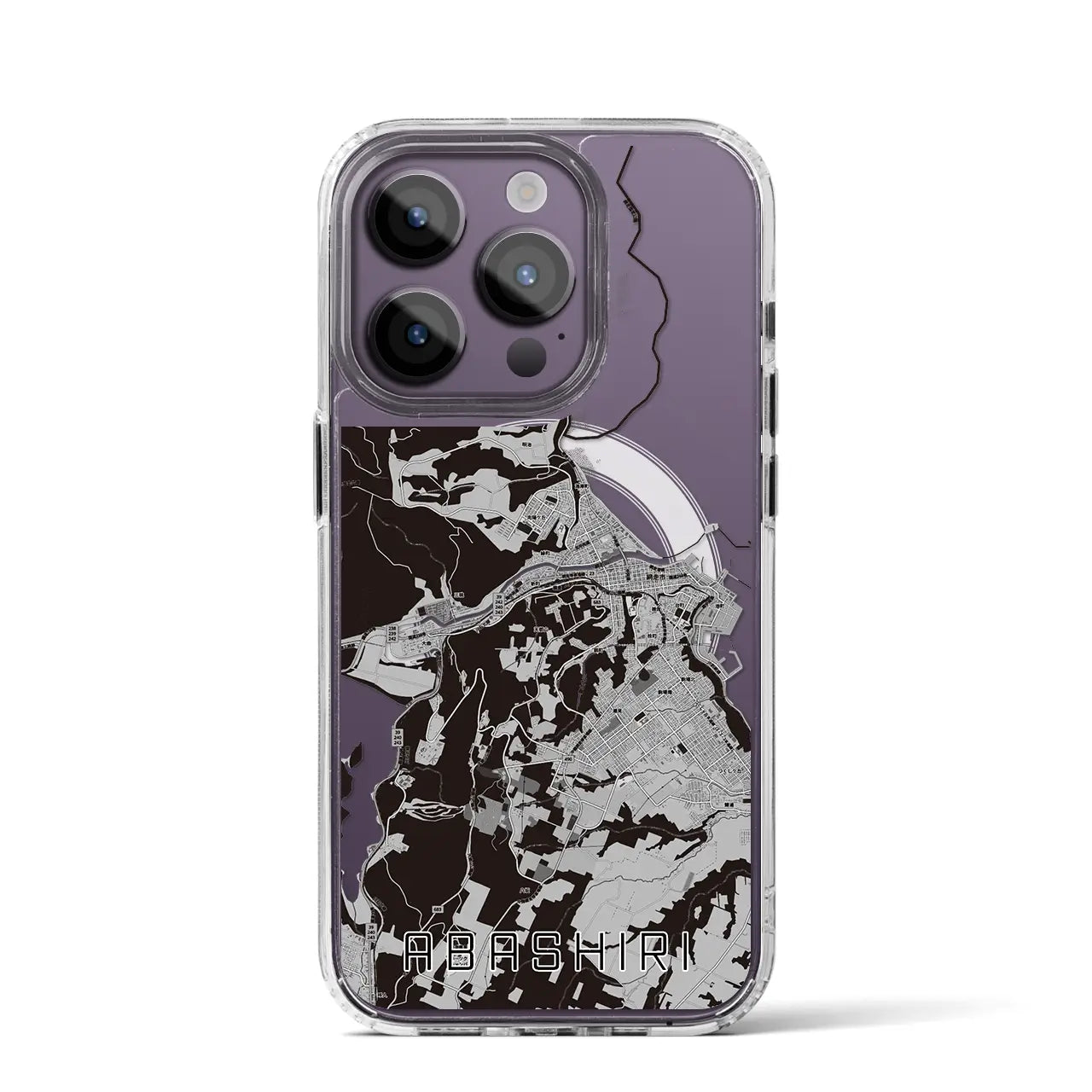 【網走(北海道)】地図柄iPhoneケース(MagSafeタイプ)