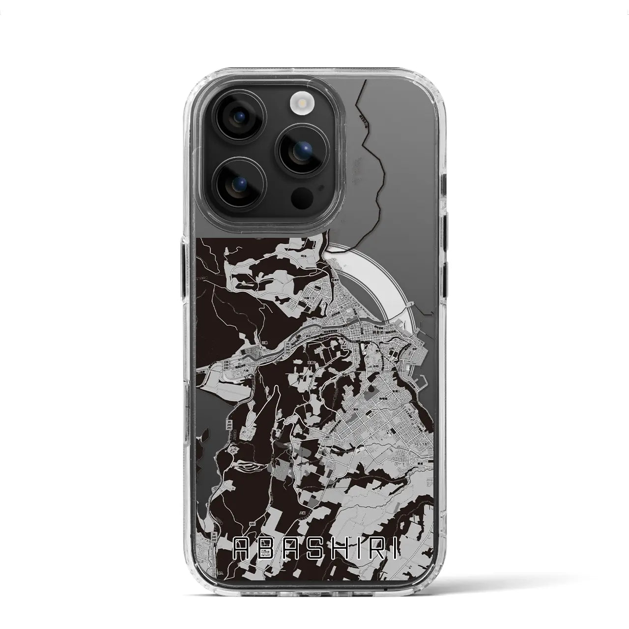 【網走(北海道)】地図柄iPhoneケース(MagSafeタイプ)