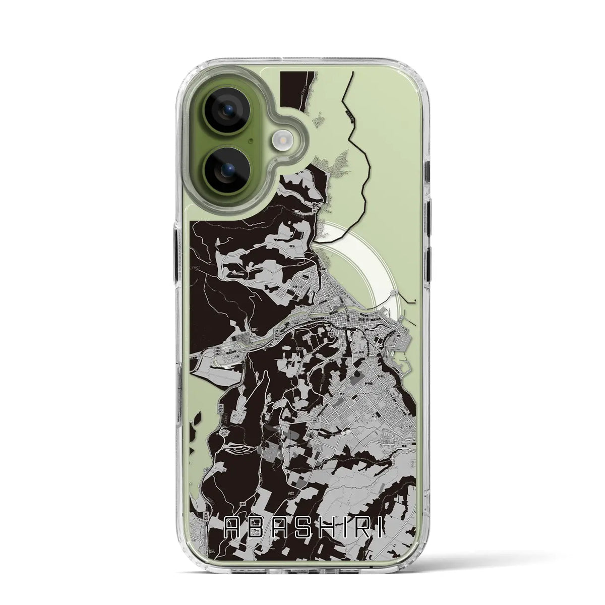 【網走(北海道)】地図柄iPhoneケース(MagSafeタイプ)