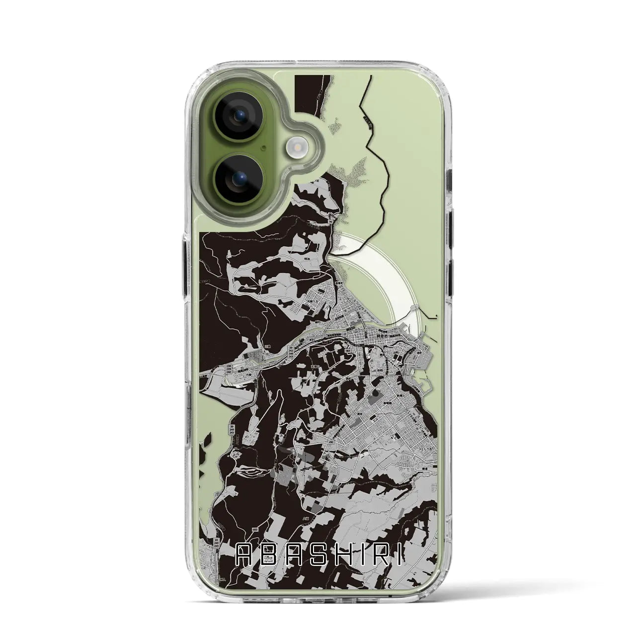 【網走(北海道)】地図柄iPhoneケース(MagSafeタイプ)