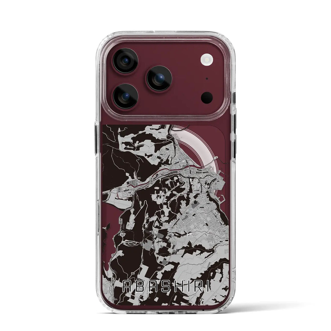 【網走(北海道)】地図柄iPhoneケース(MagSafeタイプ)