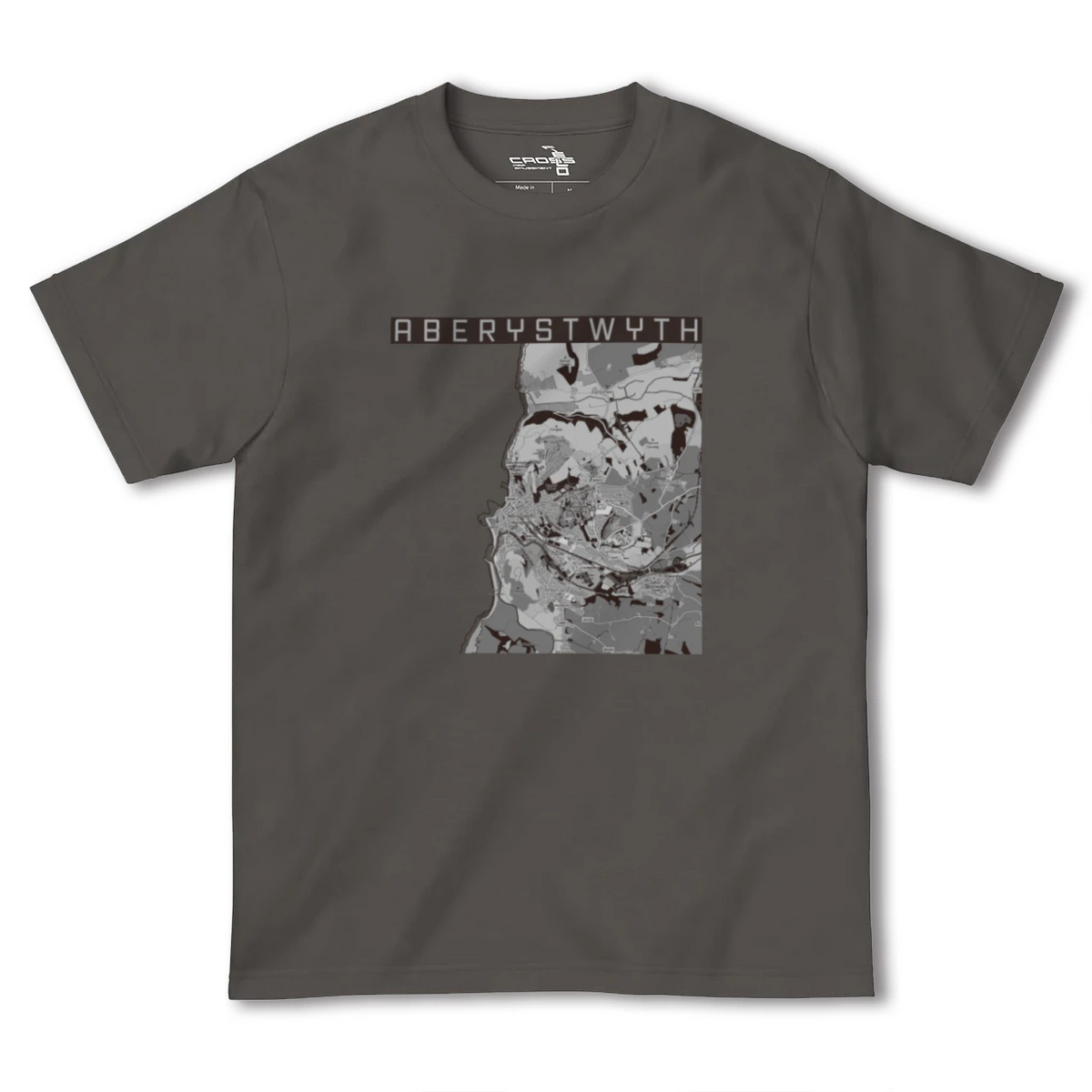 【アベリストウィス(イギリス)】地図柄ヘビーウェイトTシャツ