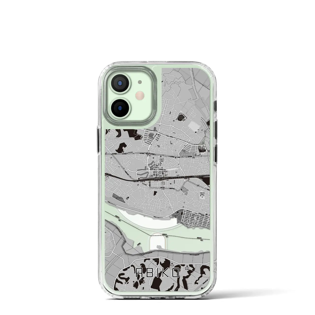【我孫子(千葉県)】地図柄iPhoneケース(MagSafeタイプ)