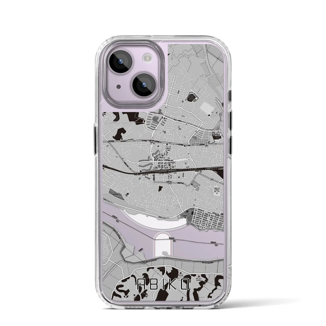 【我孫子(千葉県)】地図柄iPhoneケース(MagSafeタイプ)