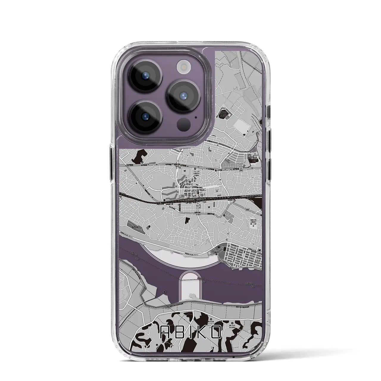 【我孫子(千葉県)】地図柄iPhoneケース(MagSafeタイプ)