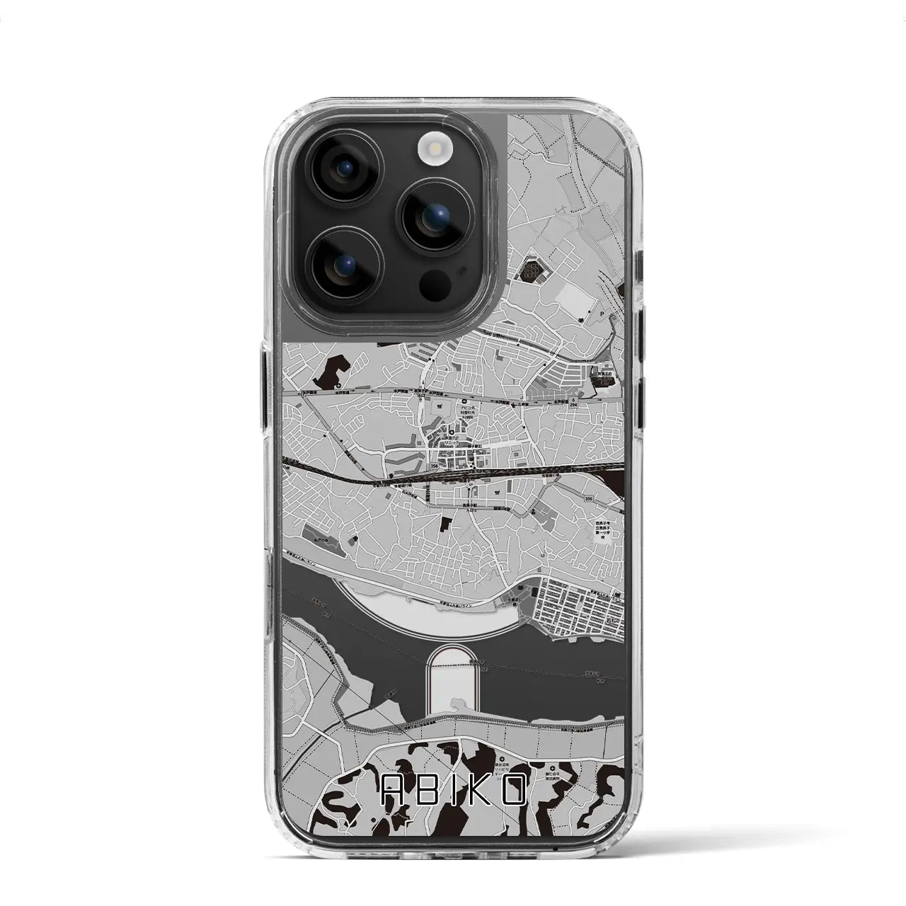 【我孫子(千葉県)】地図柄iPhoneケース(MagSafeタイプ)