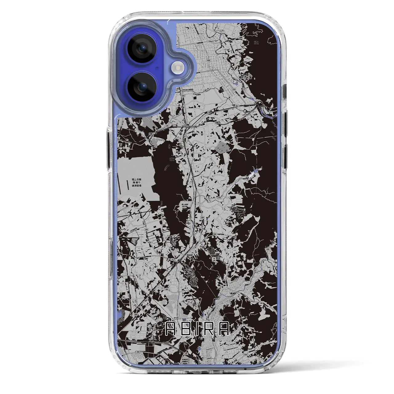 【安平(北海道)】地図柄iPhoneケース(MagSafeタイプ)