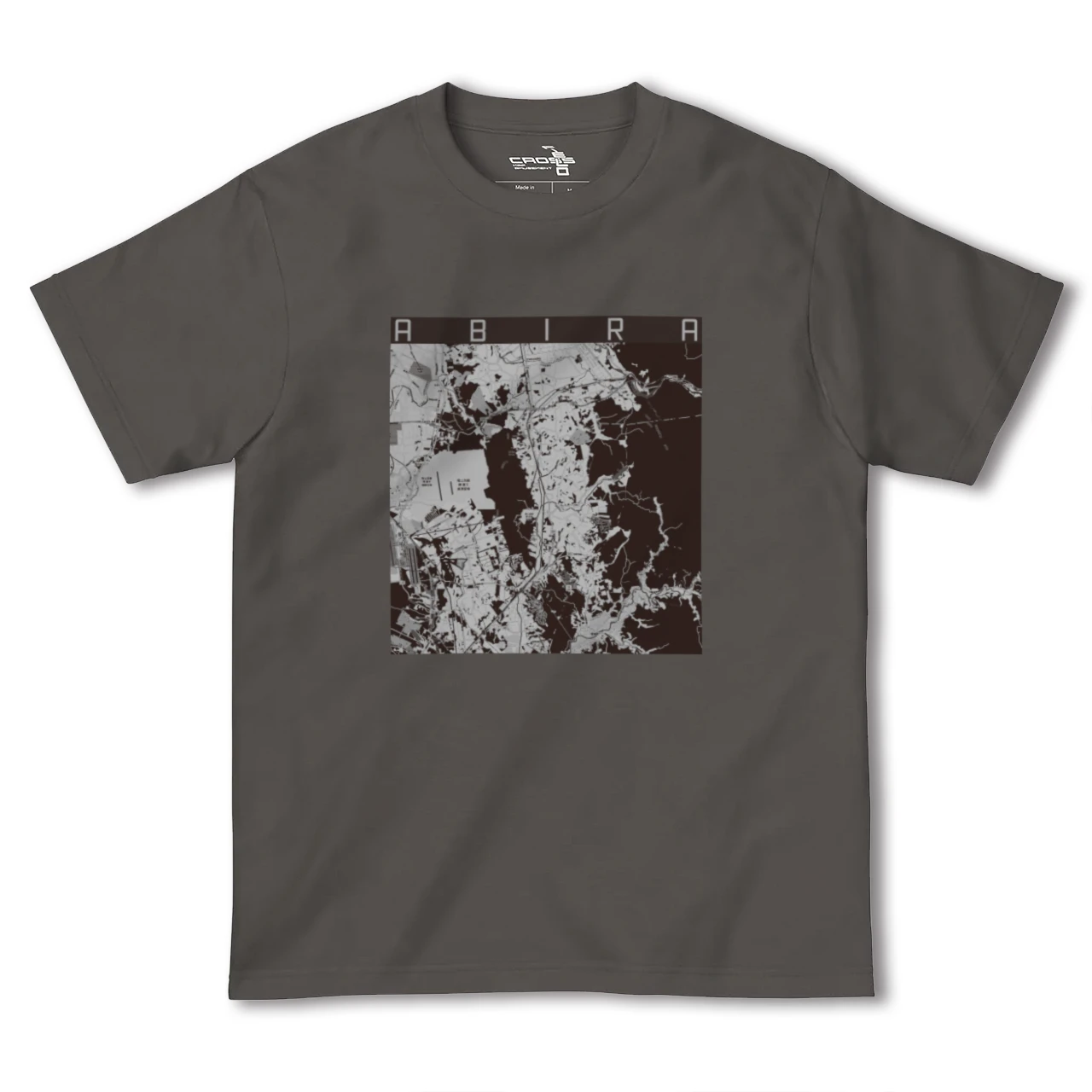 【安平(北海道)】地図柄ヘビーウェイトTシャツ