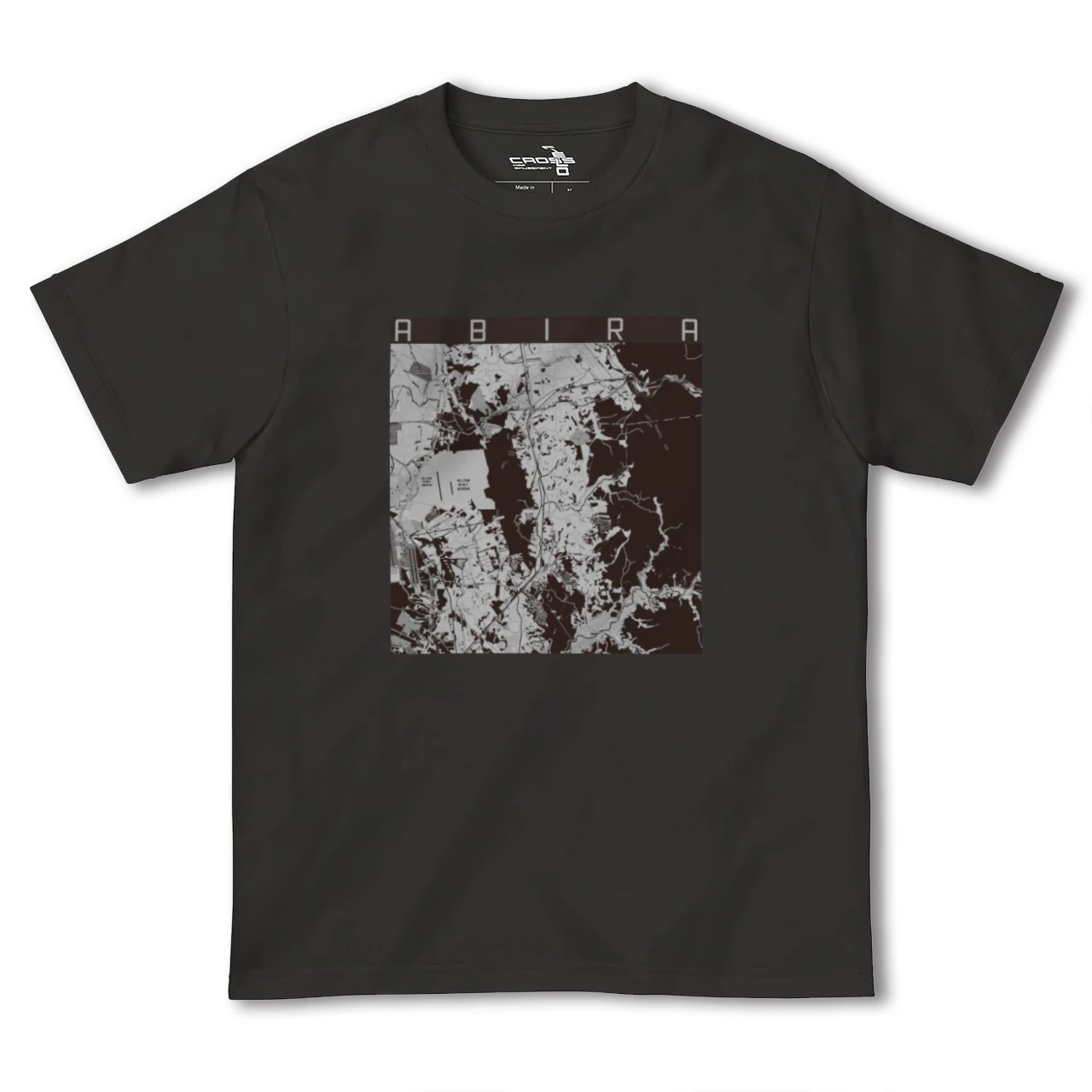 【安平(北海道)】地図柄ヘビーウェイトTシャツ