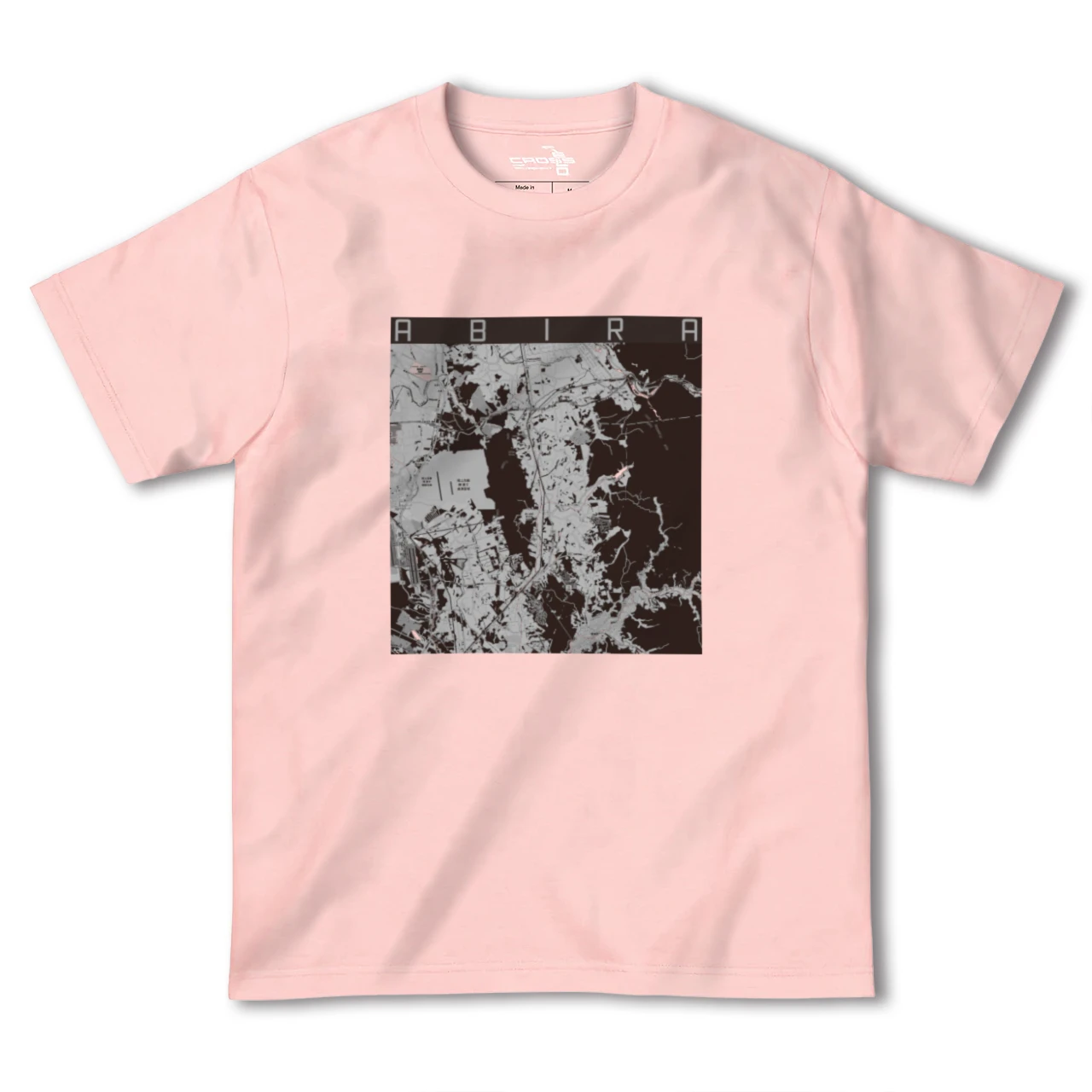 【安平(北海道)】地図柄ヘビーウェイトTシャツ