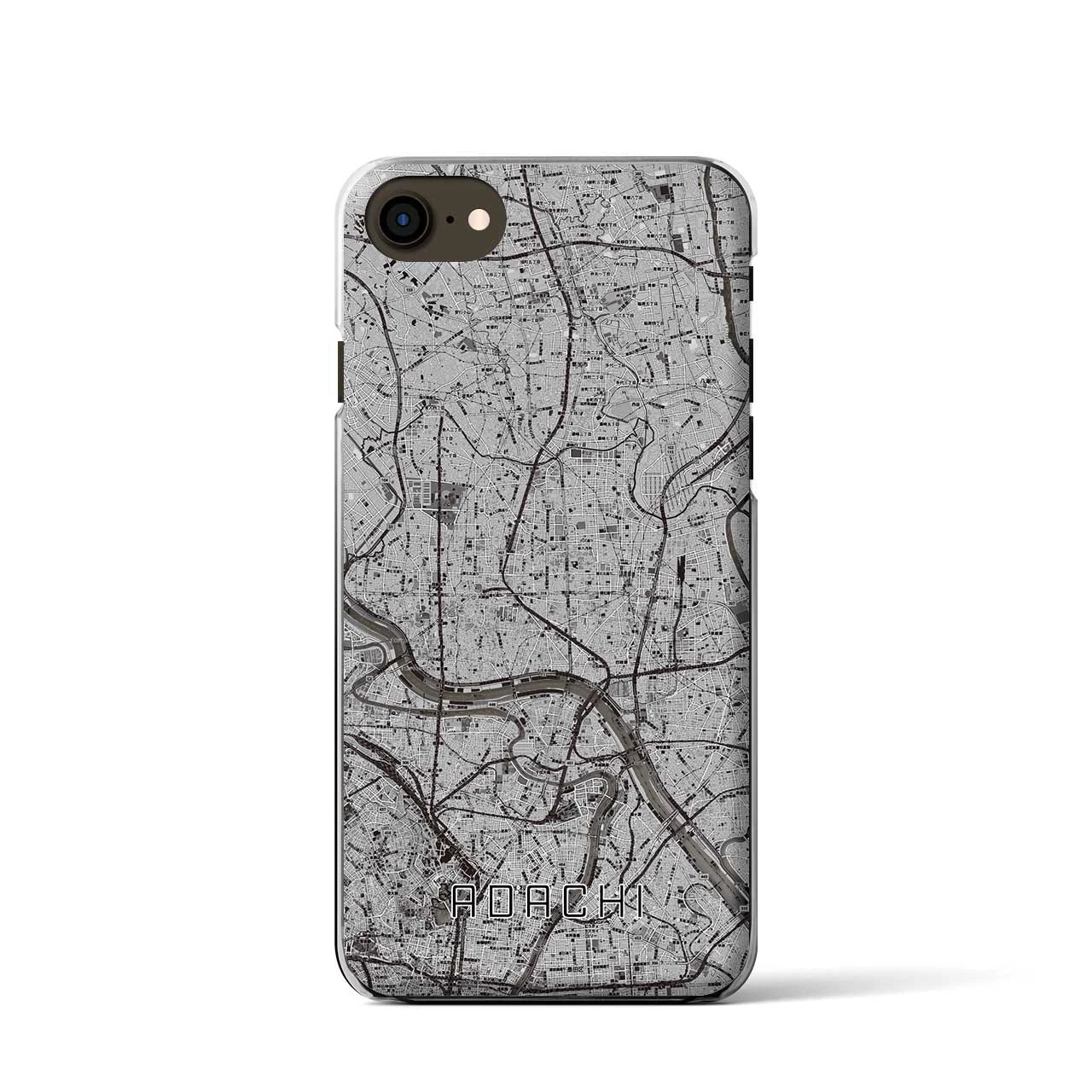 【足立(東京都)】地図柄iPhoneケース(クリアタイプ)