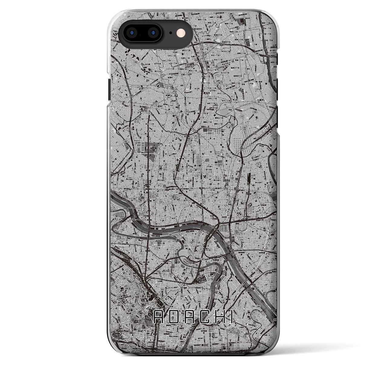 【足立(東京都)】地図柄iPhoneケース(クリアタイプ)