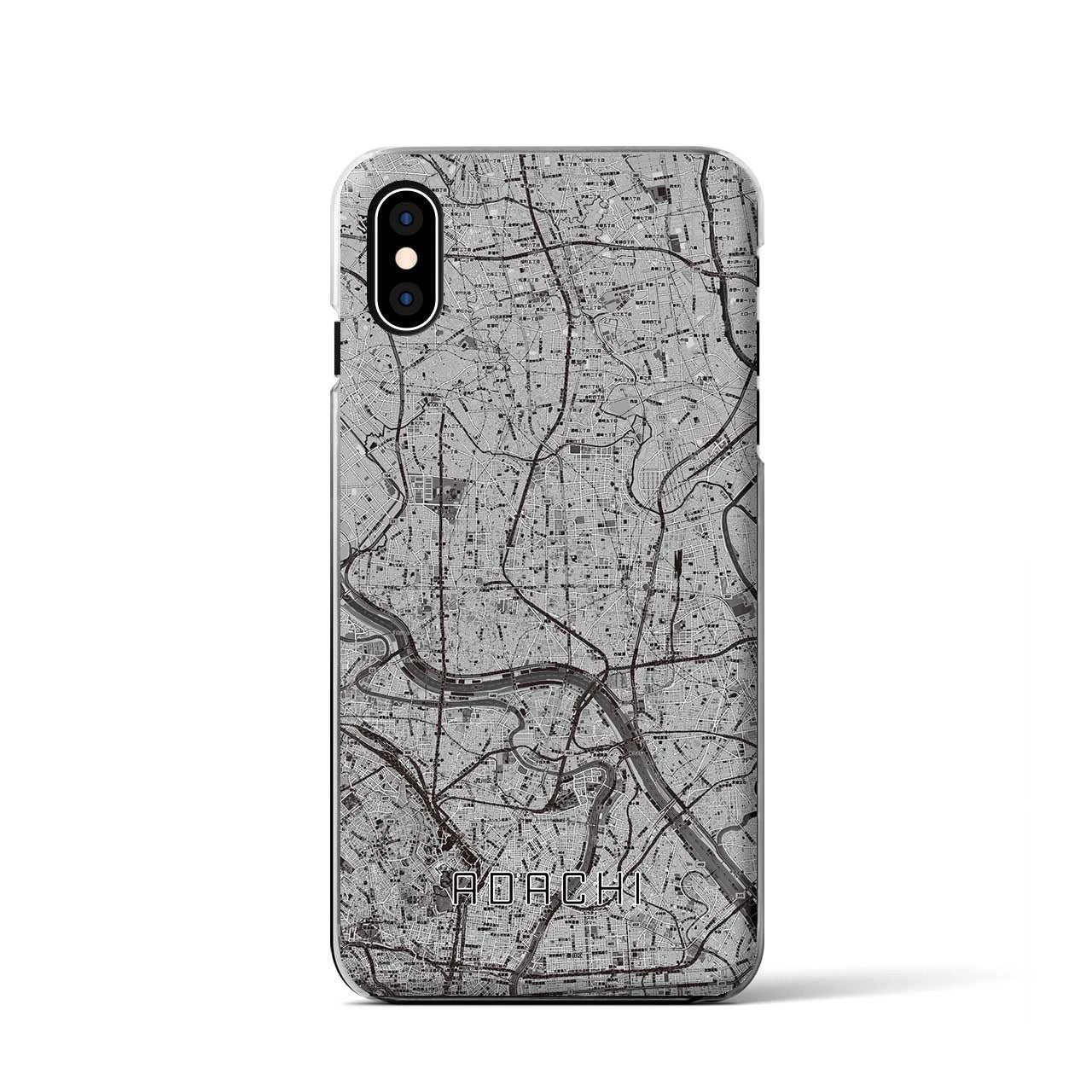 【足立(東京都)】地図柄iPhoneケース(クリアタイプ)