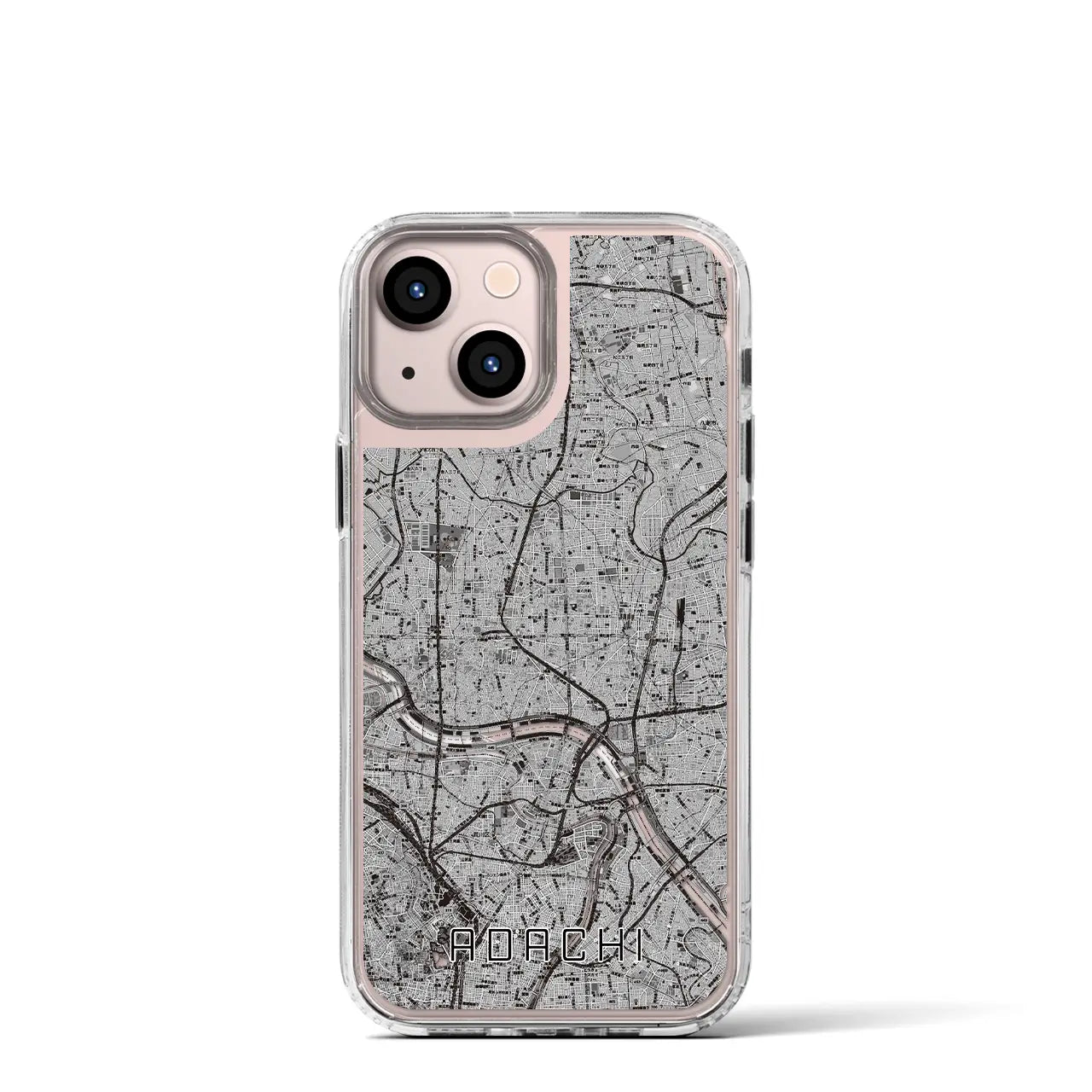 【足立(東京都)】地図柄iPhoneケース(MagSafeタイプ)