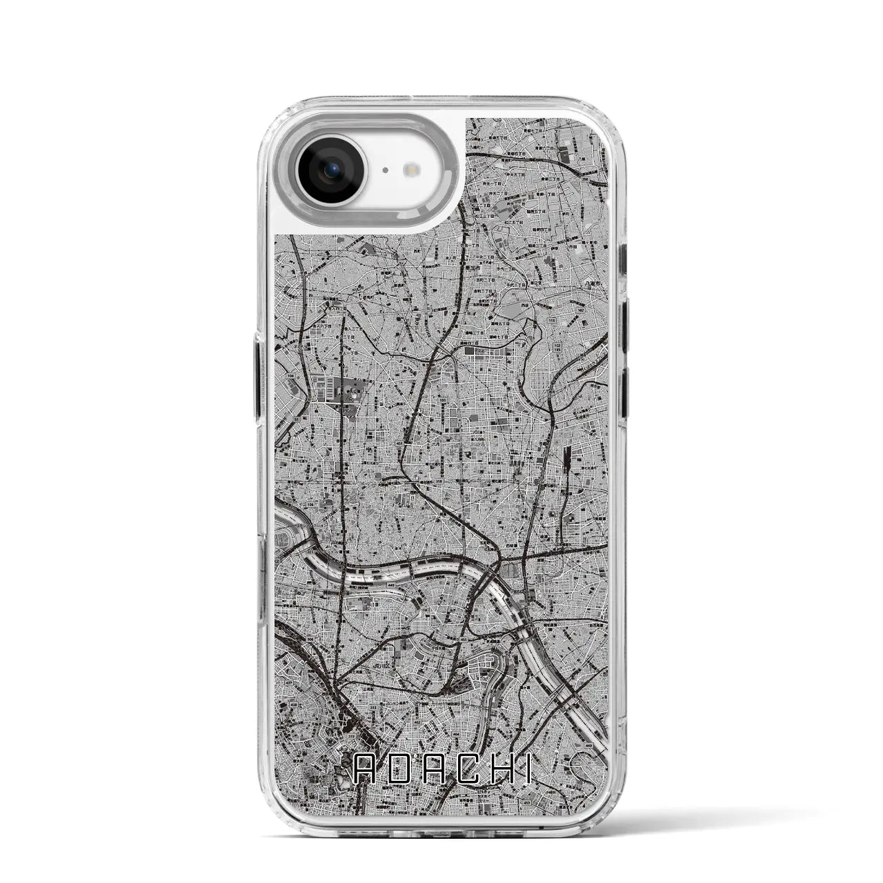 【足立(東京都)】地図柄iPhoneケース(MagSafeタイプ)