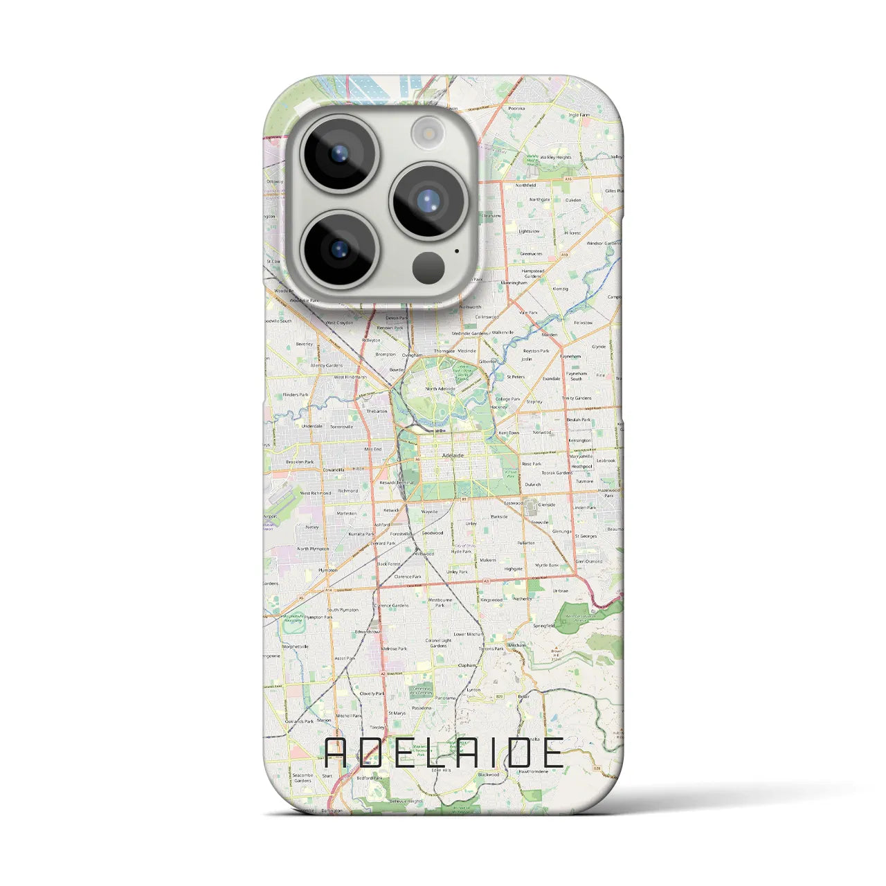【アデレード(オーストラリア)】地図柄iPhoneケース(バックカバータイプ)