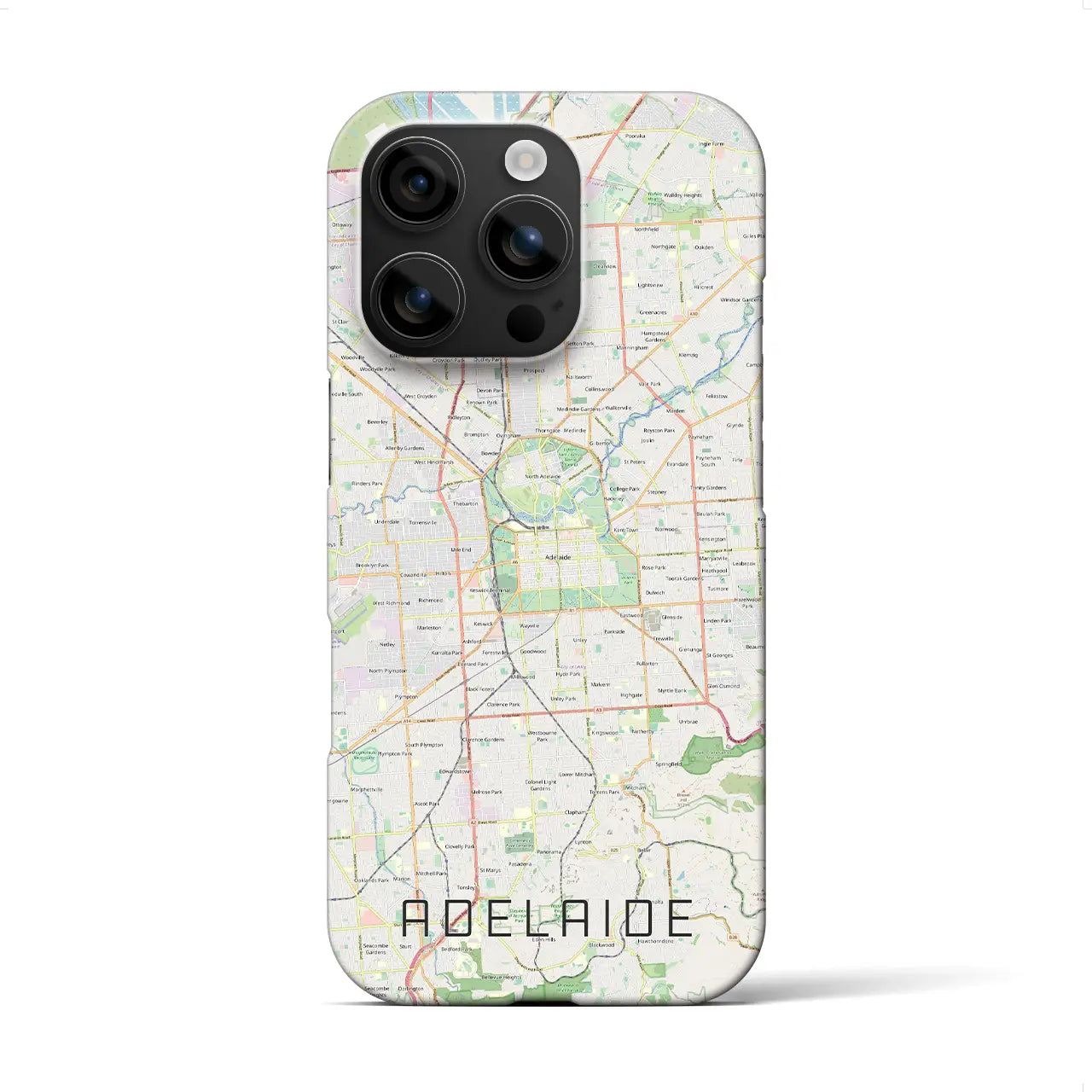【アデレード(オーストラリア)】地図柄iPhoneケース(バックカバータイプ)