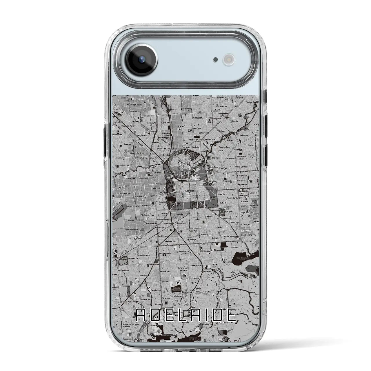 【アデレード(オーストラリア)】地図柄iPhoneケース(MagSafeタイプ)