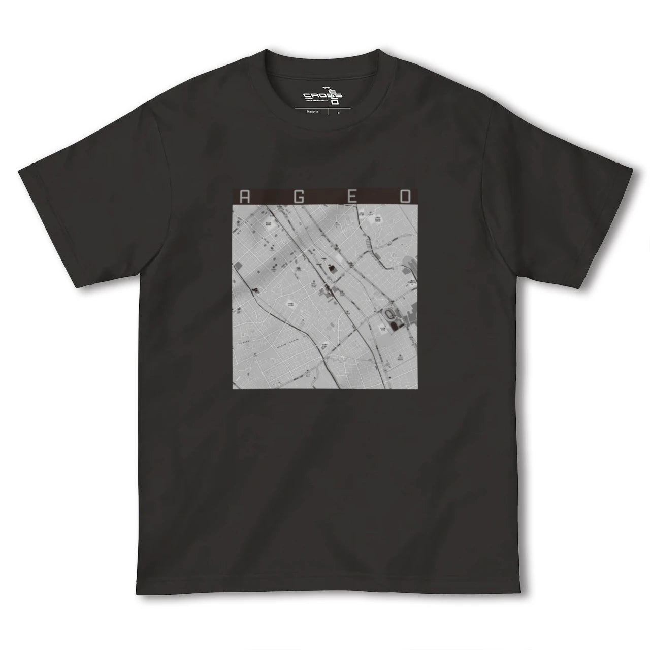 【上尾(埼玉県)】地図柄ヘビーウェイトTシャツ