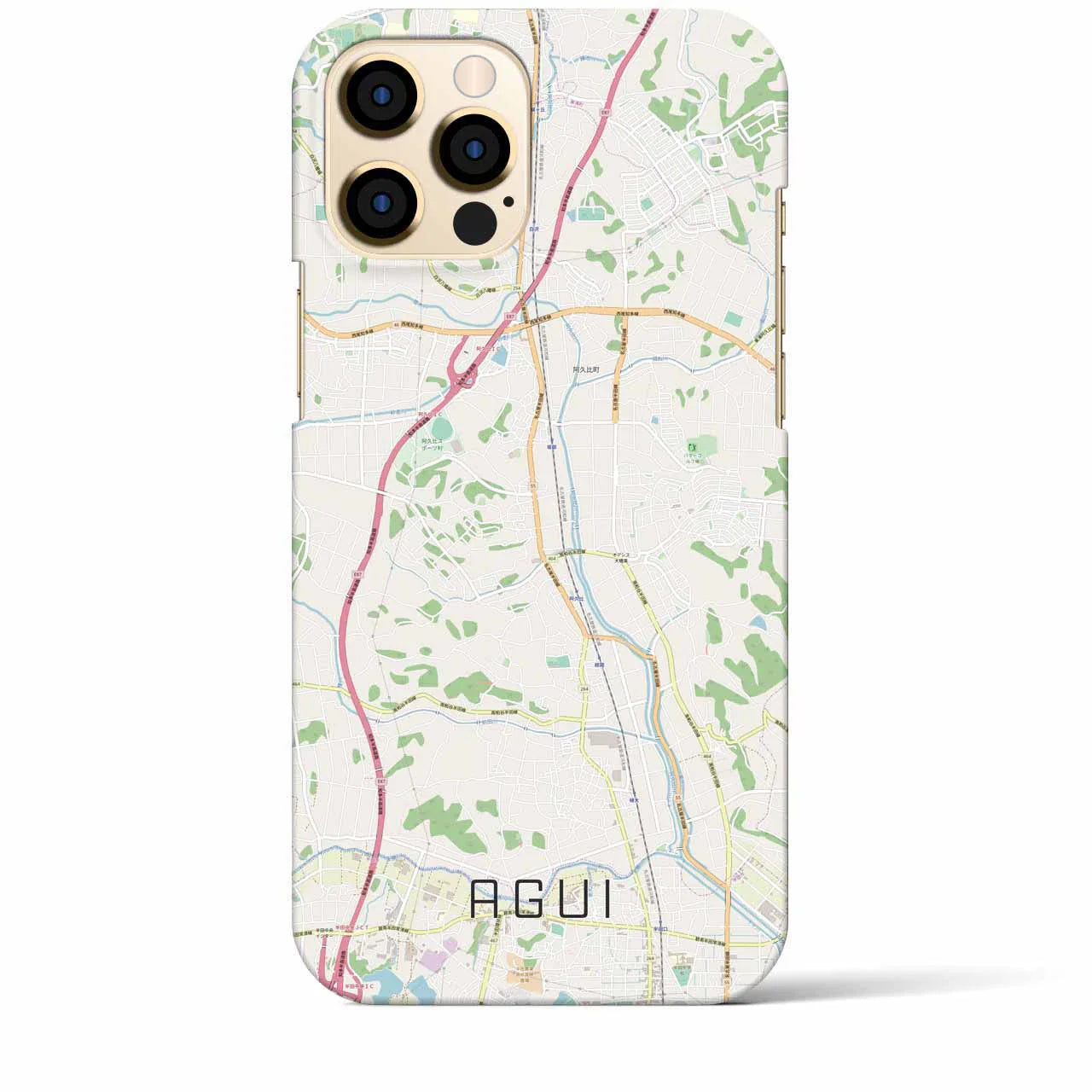 【阿久比(愛知県)】地図柄iPhoneケース(バックカバータイプ)
