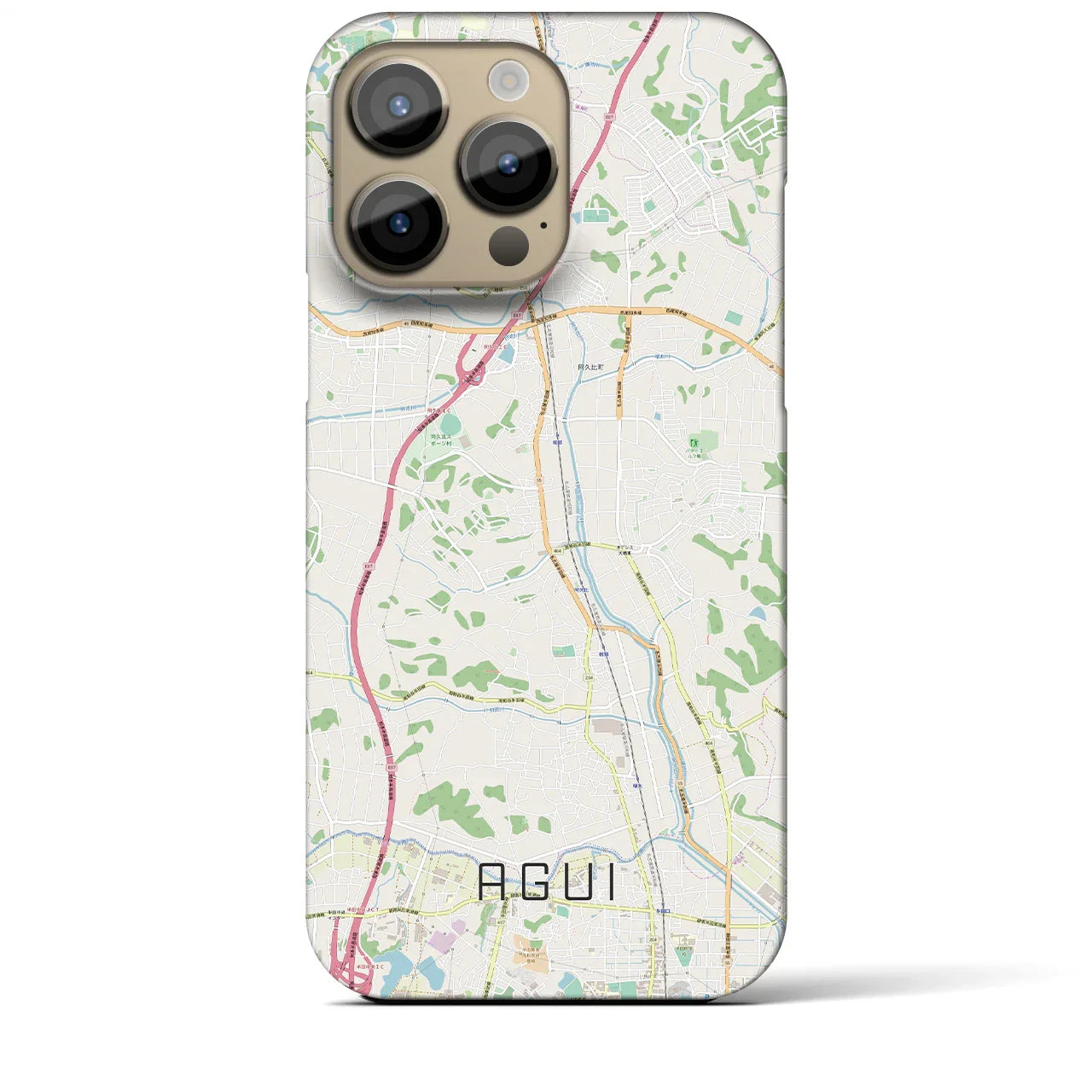 【阿久比(愛知県)】地図柄iPhoneケース(バックカバータイプ)