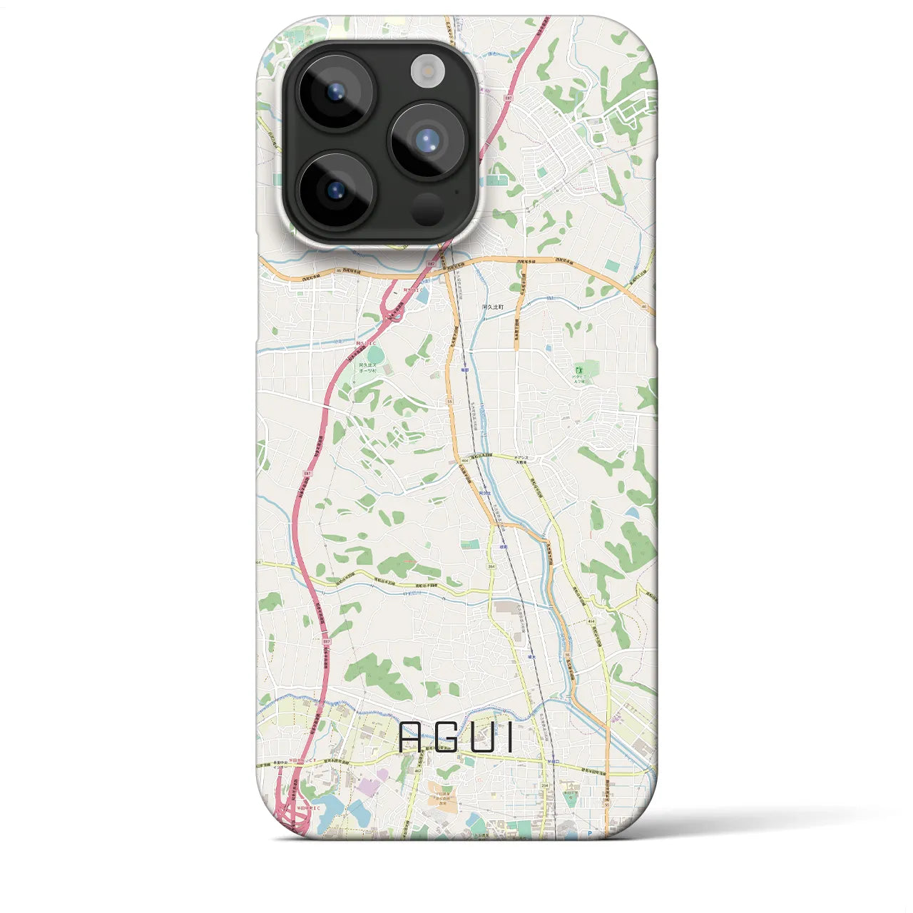 【阿久比(愛知県)】地図柄iPhoneケース(バックカバータイプ)