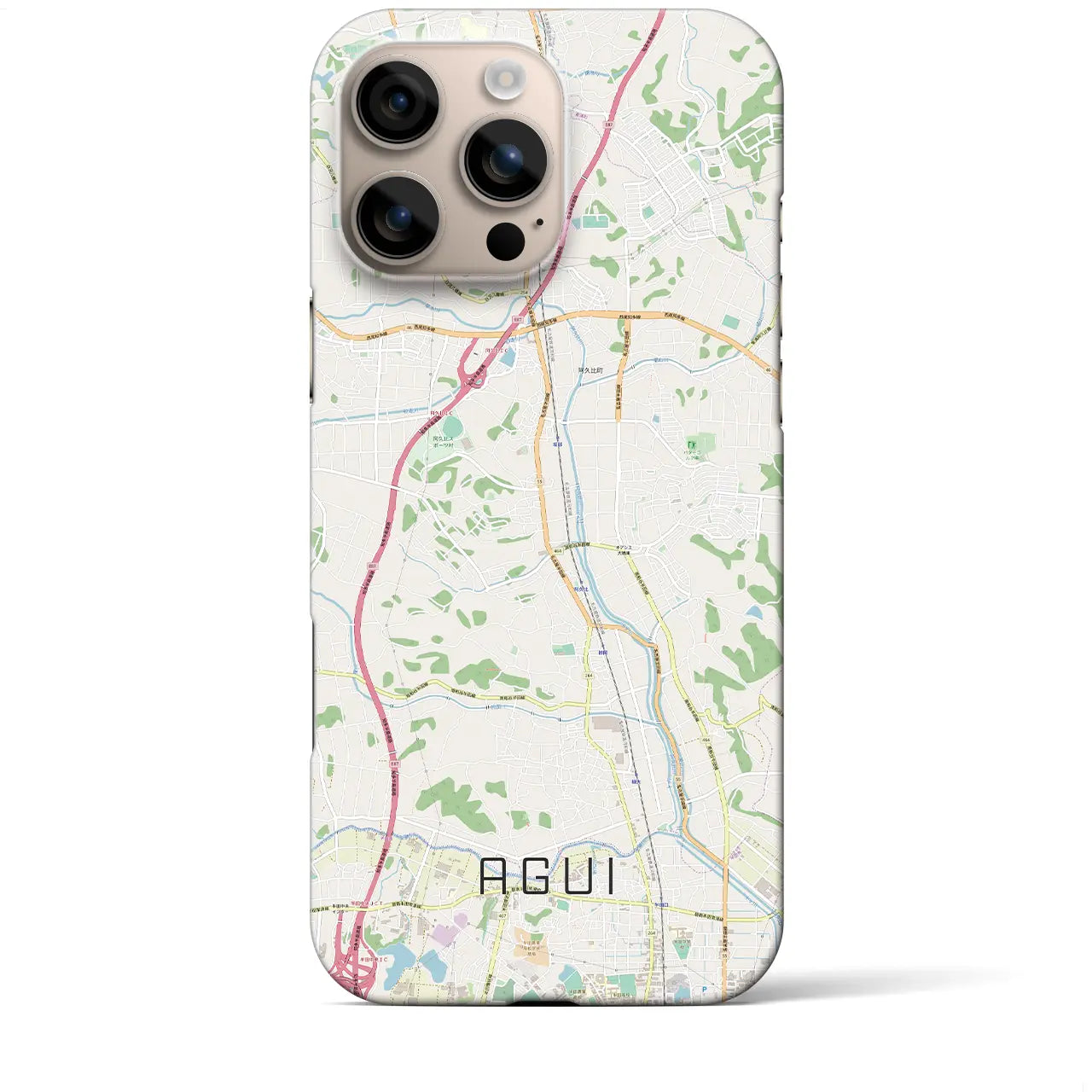 【阿久比(愛知県)】地図柄iPhoneケース(バックカバータイプ)