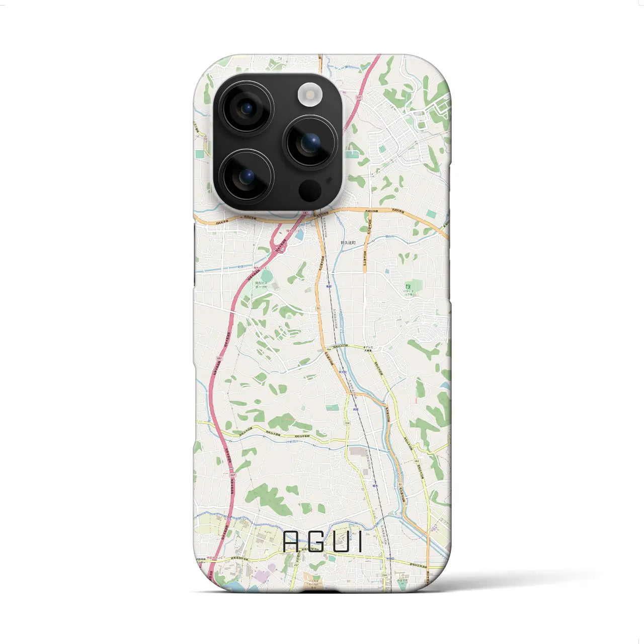 【阿久比(愛知県)】地図柄iPhoneケース(バックカバータイプ)