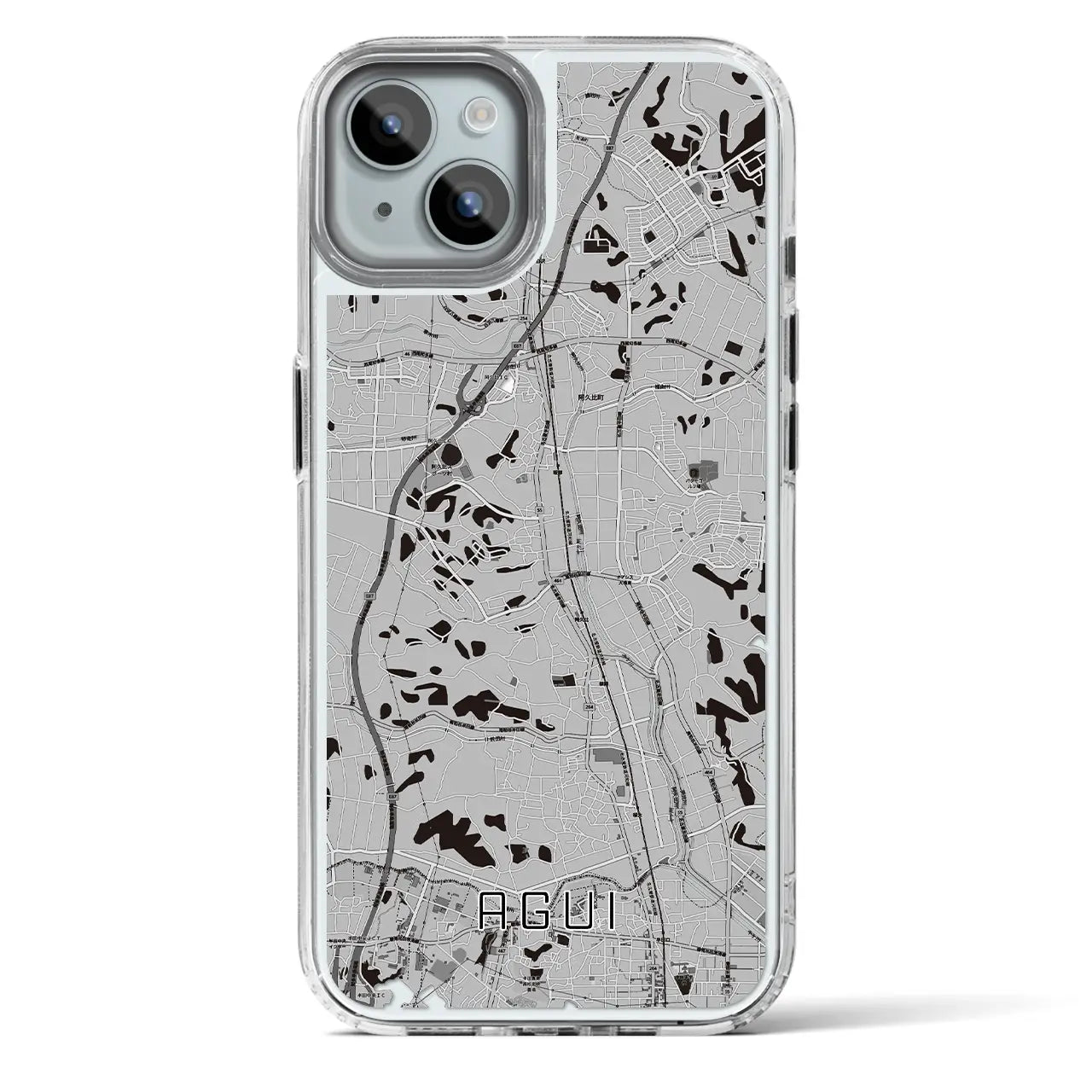 【阿久比(愛知県)】地図柄iPhoneケース(MagSafeタイプ)