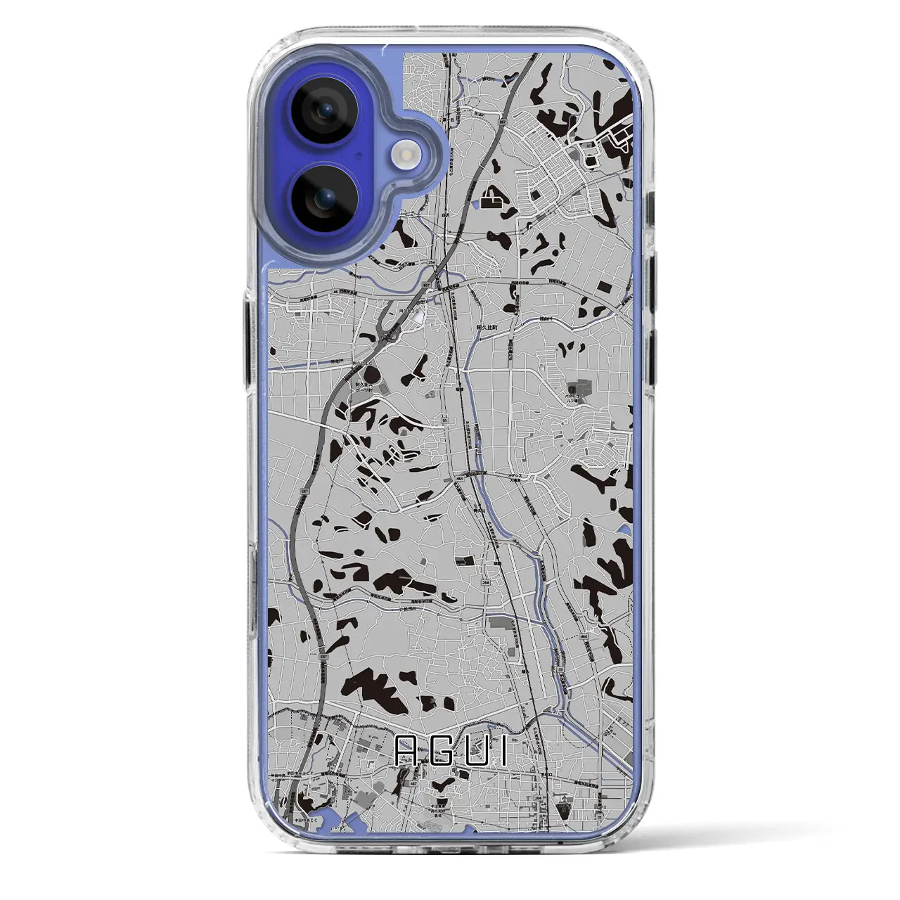 【阿久比(愛知県)】地図柄iPhoneケース(MagSafeタイプ)