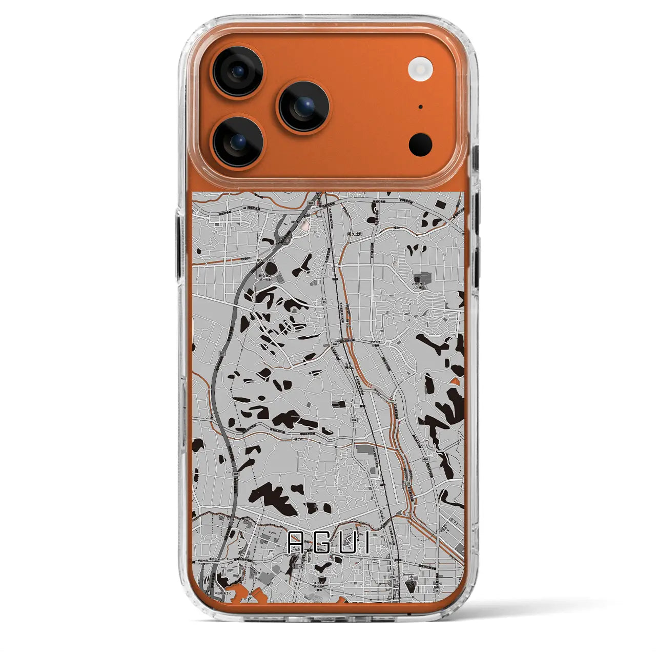 【阿久比(愛知県)】地図柄iPhoneケース(MagSafeタイプ)