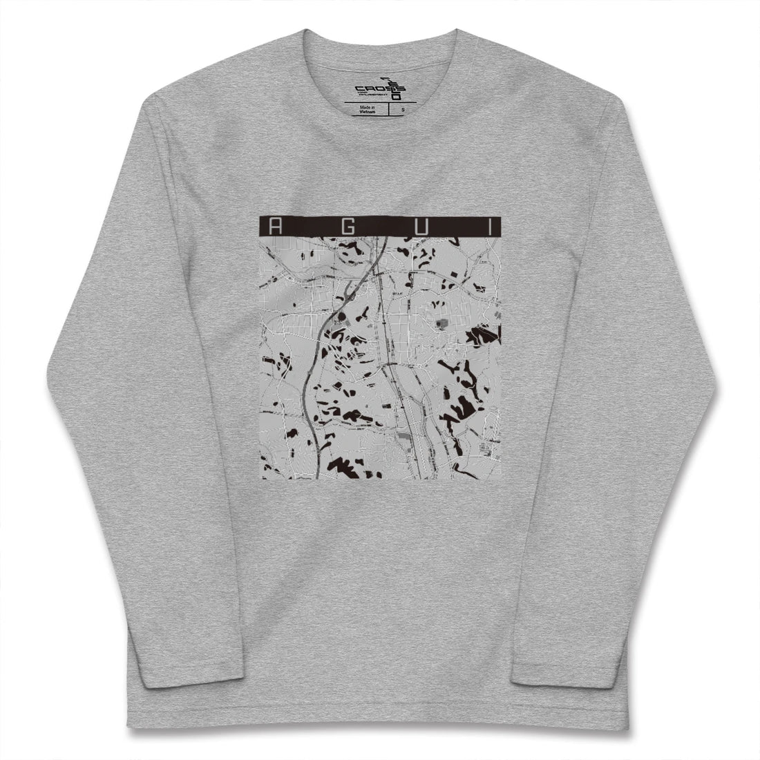 【阿久比(愛知県)】地図柄ロングスリーブTシャツ