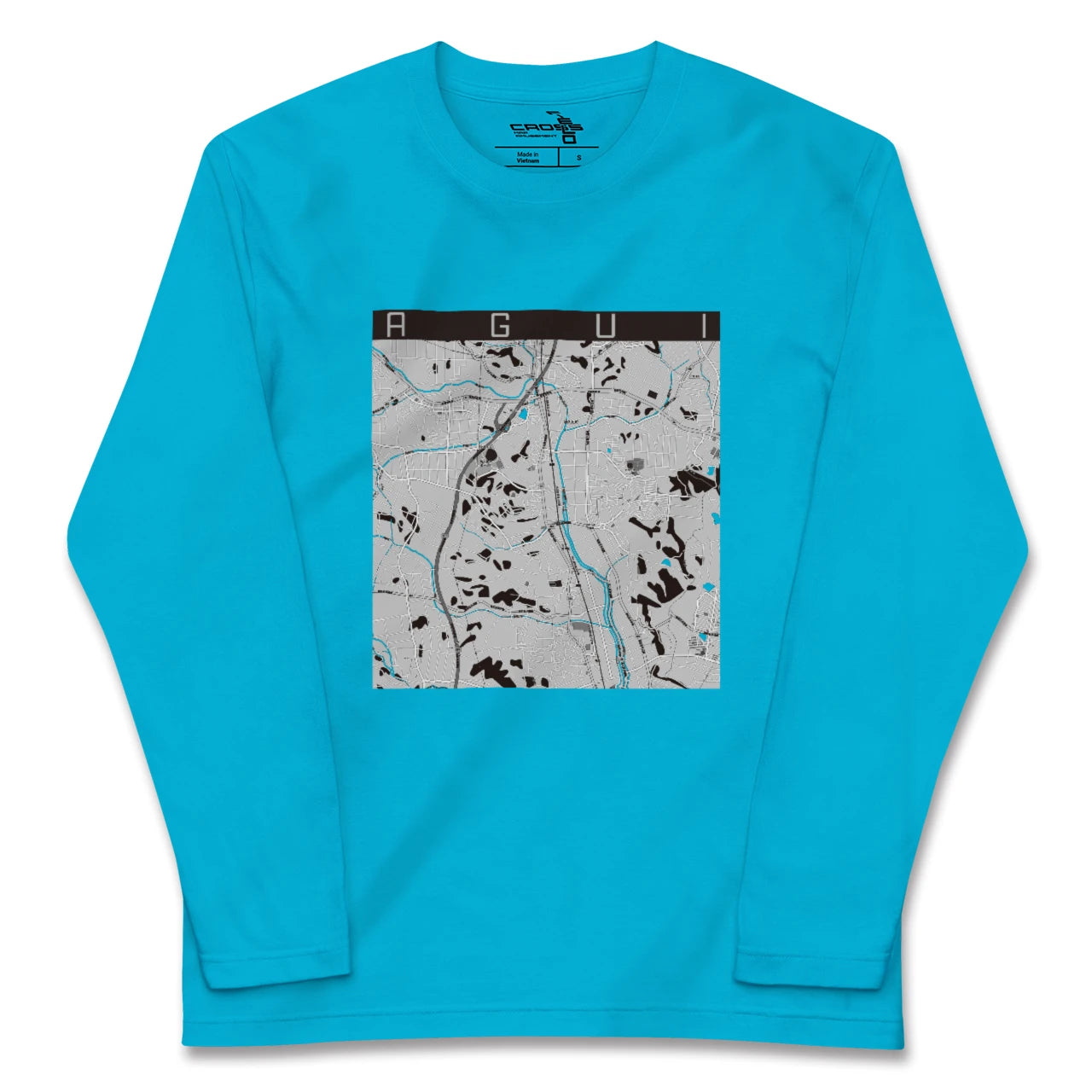 【阿久比(愛知県)】地図柄ロングスリーブTシャツ