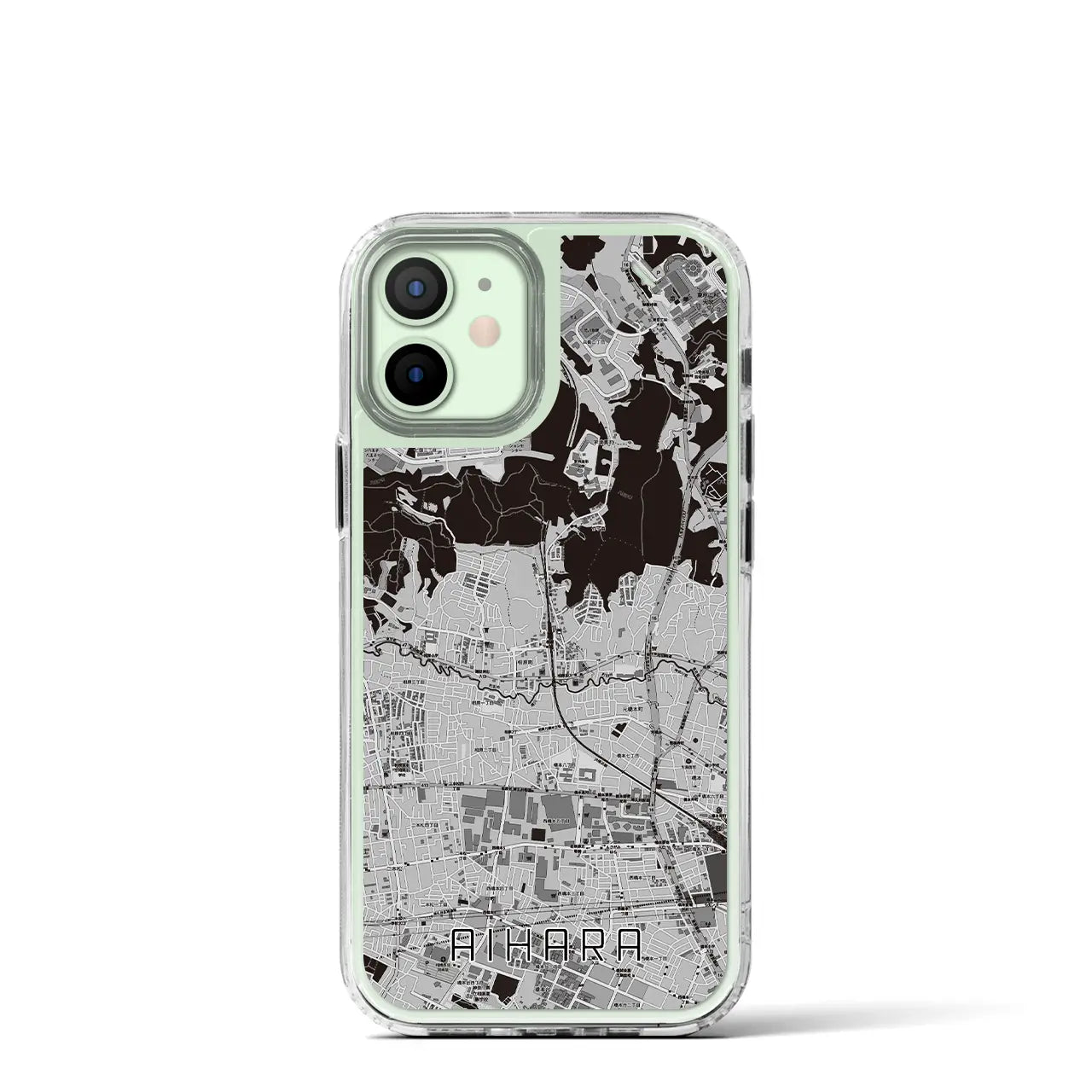 【相原(東京都)】地図柄iPhoneケース(MagSafeタイプ)