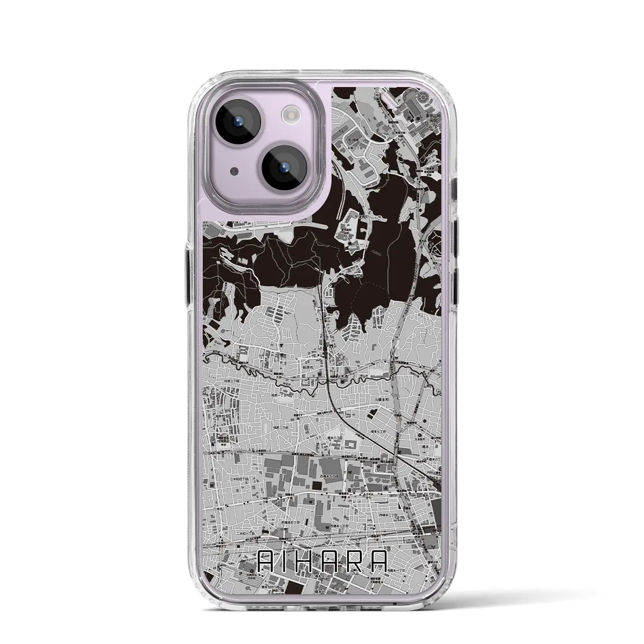 【相原(東京都)】地図柄iPhoneケース(MagSafeタイプ)