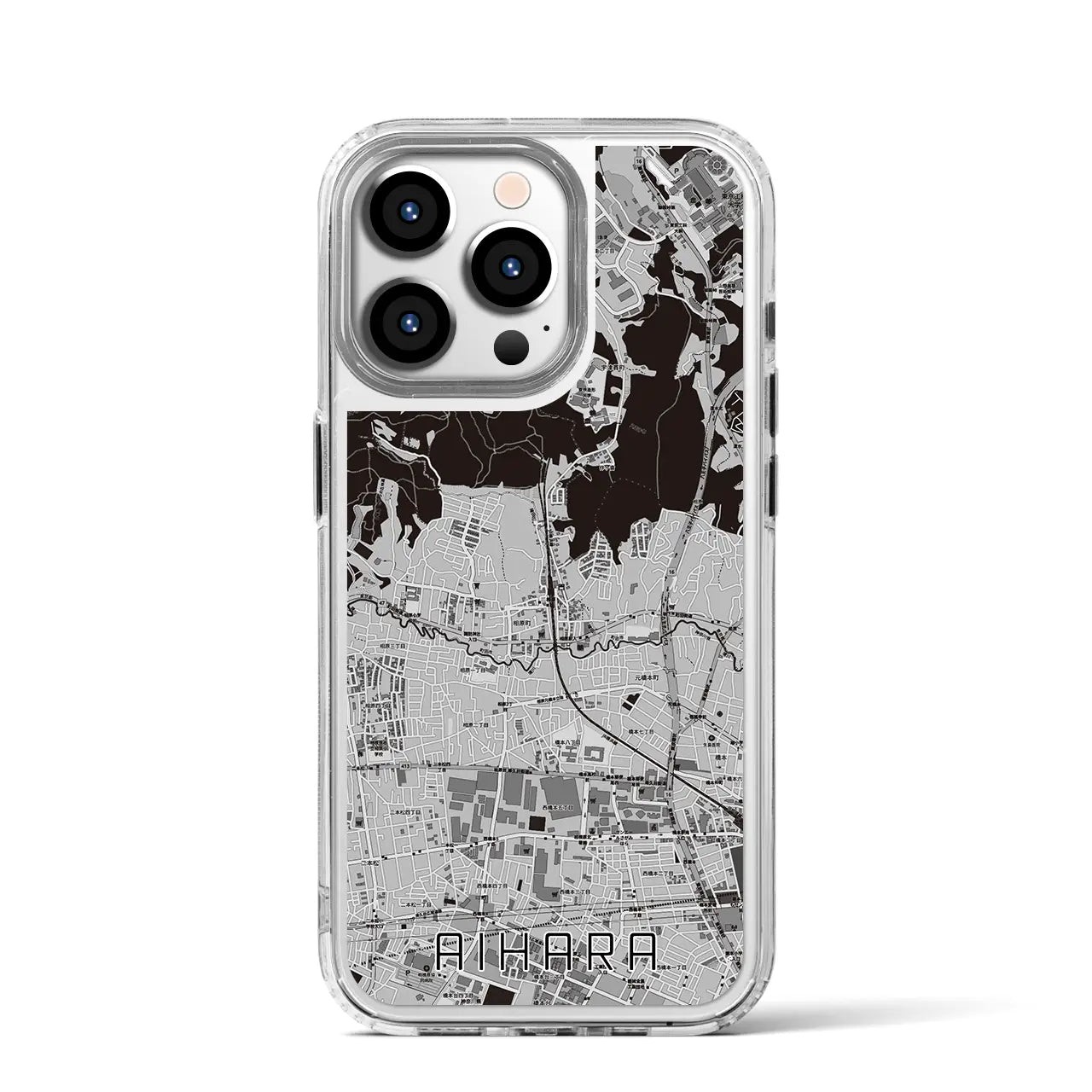 【相原(東京都)】地図柄iPhoneケース(MagSafeタイプ)