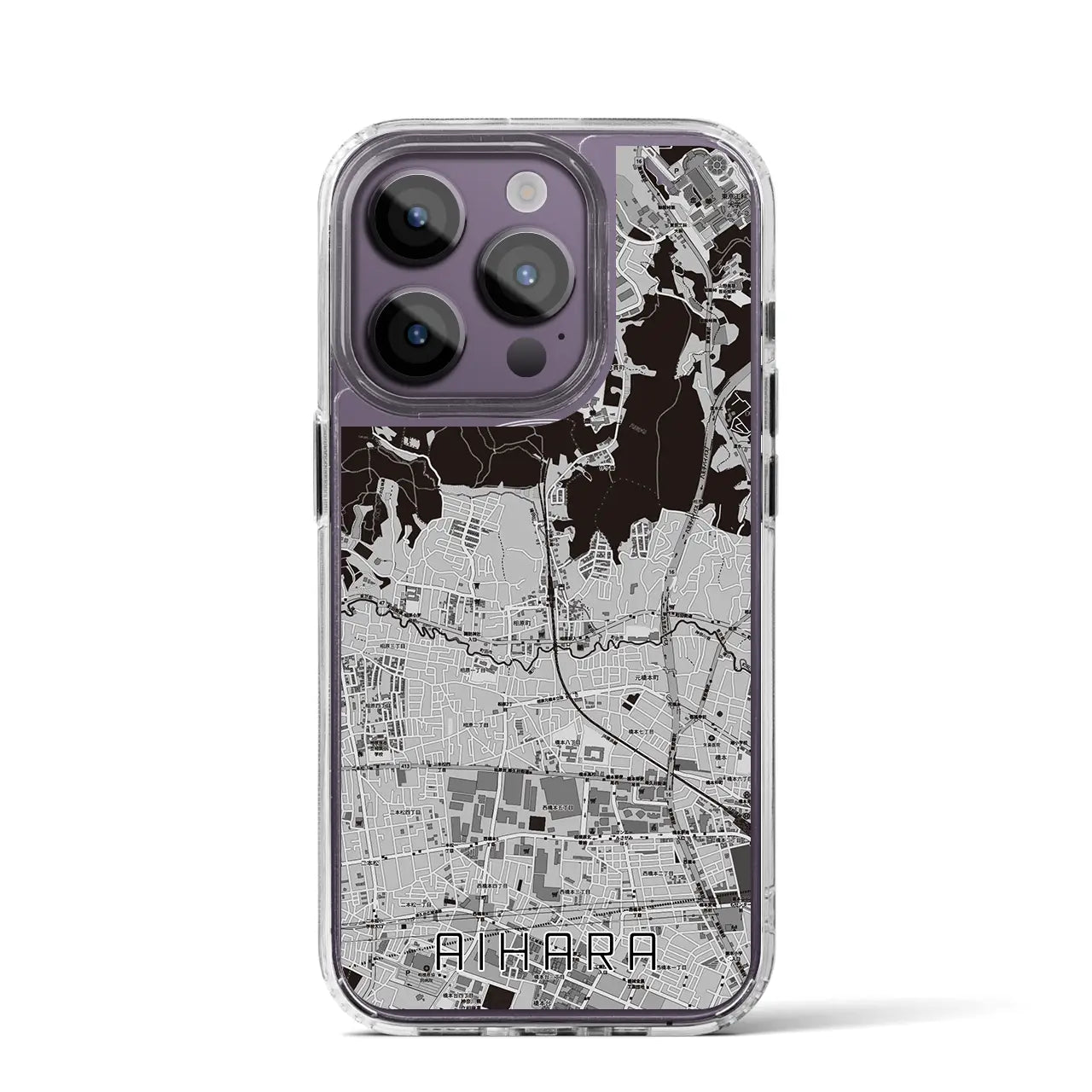 【相原(東京都)】地図柄iPhoneケース(MagSafeタイプ)