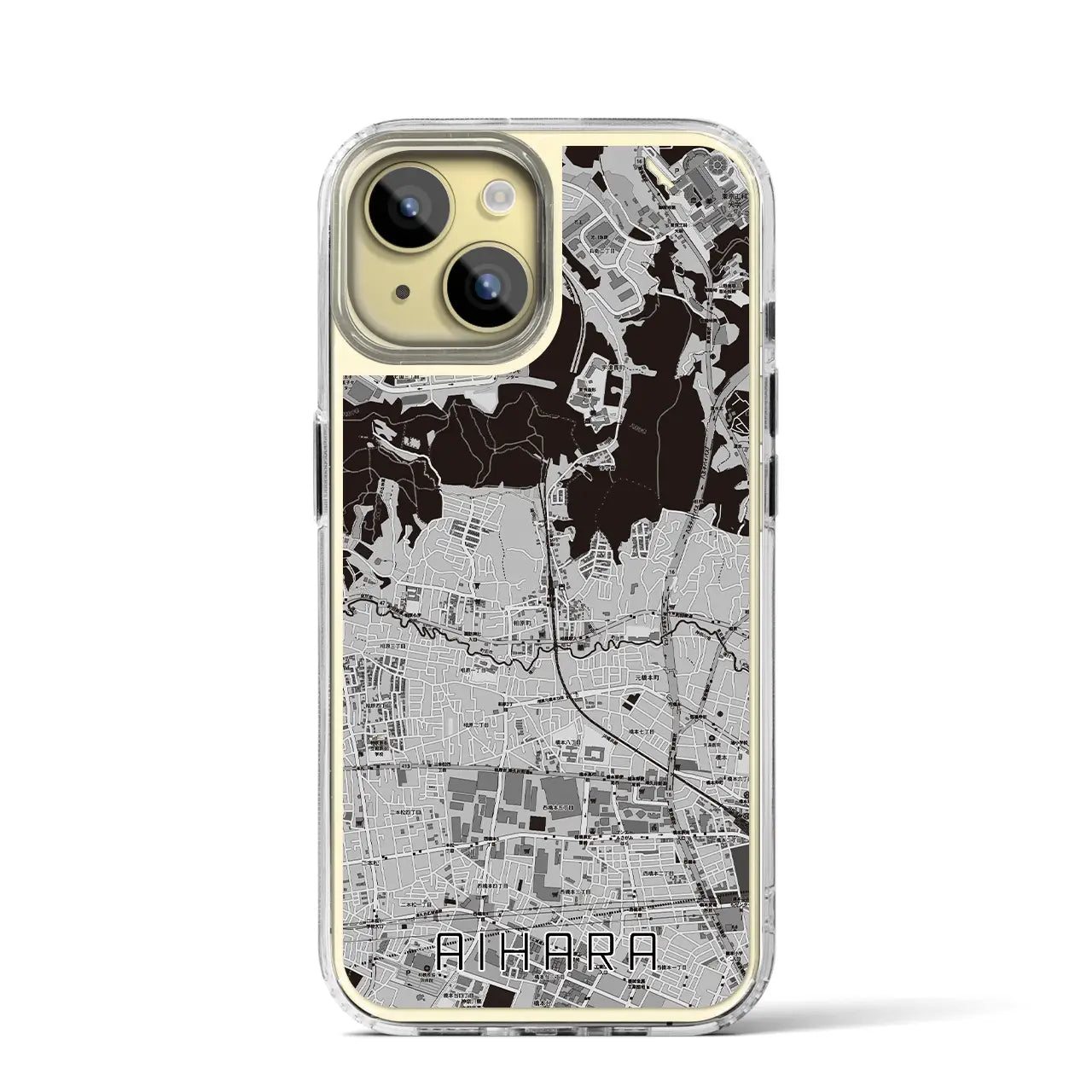 【相原(東京都)】地図柄iPhoneケース(MagSafeタイプ)