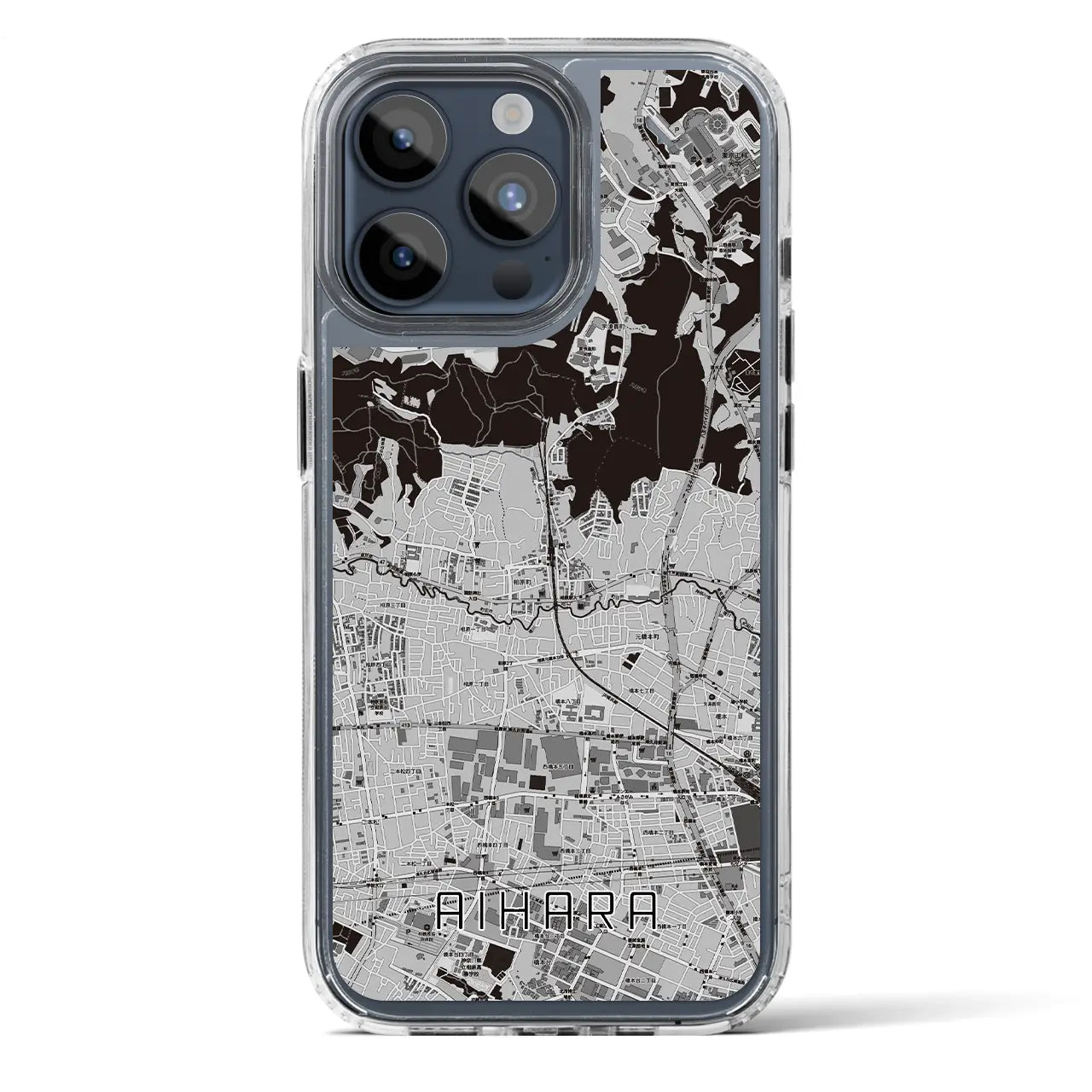 【相原(東京都)】地図柄iPhoneケース(MagSafeタイプ)