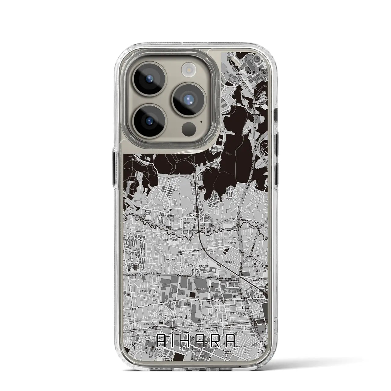 【相原(東京都)】地図柄iPhoneケース(MagSafeタイプ)