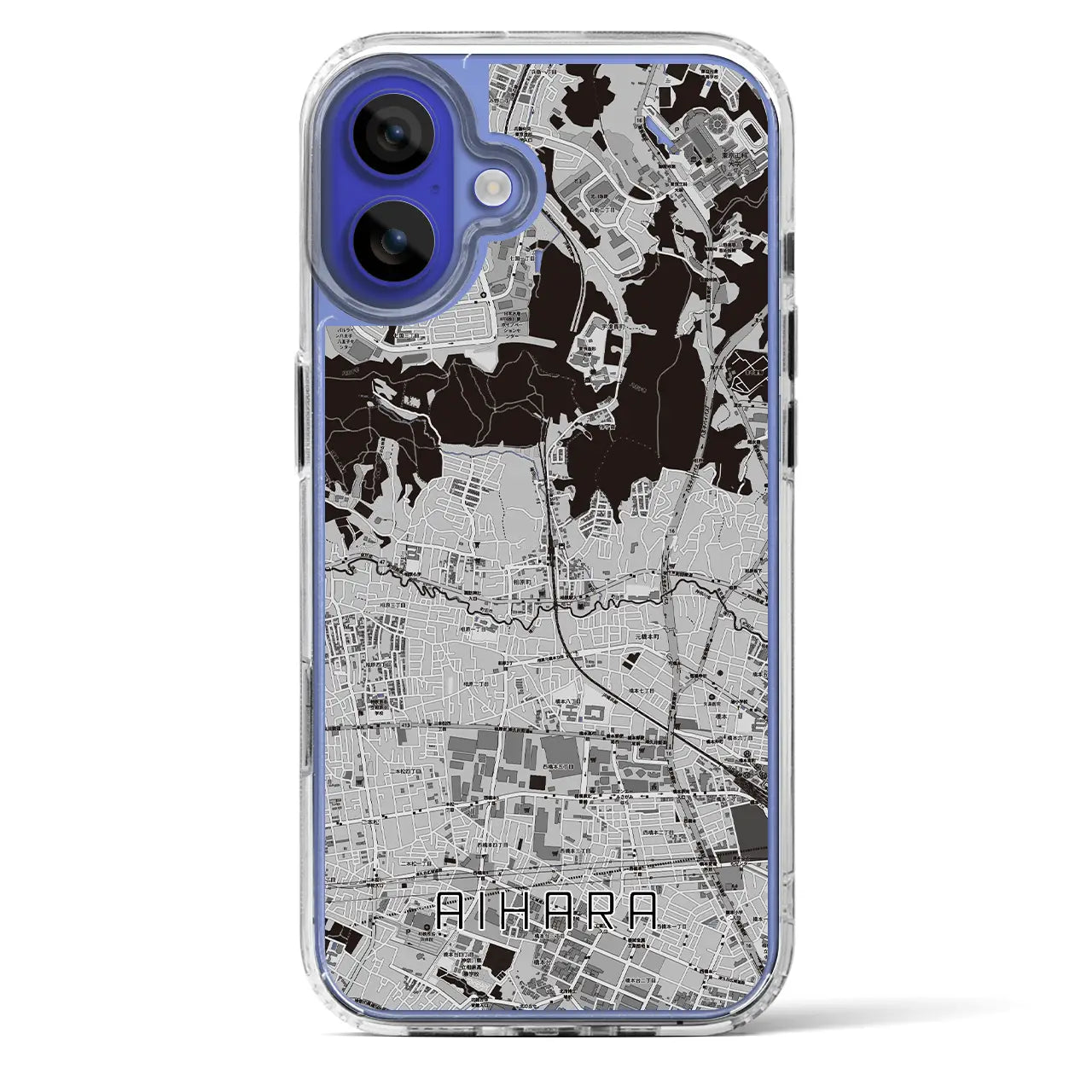 【相原(東京都)】地図柄iPhoneケース(MagSafeタイプ)