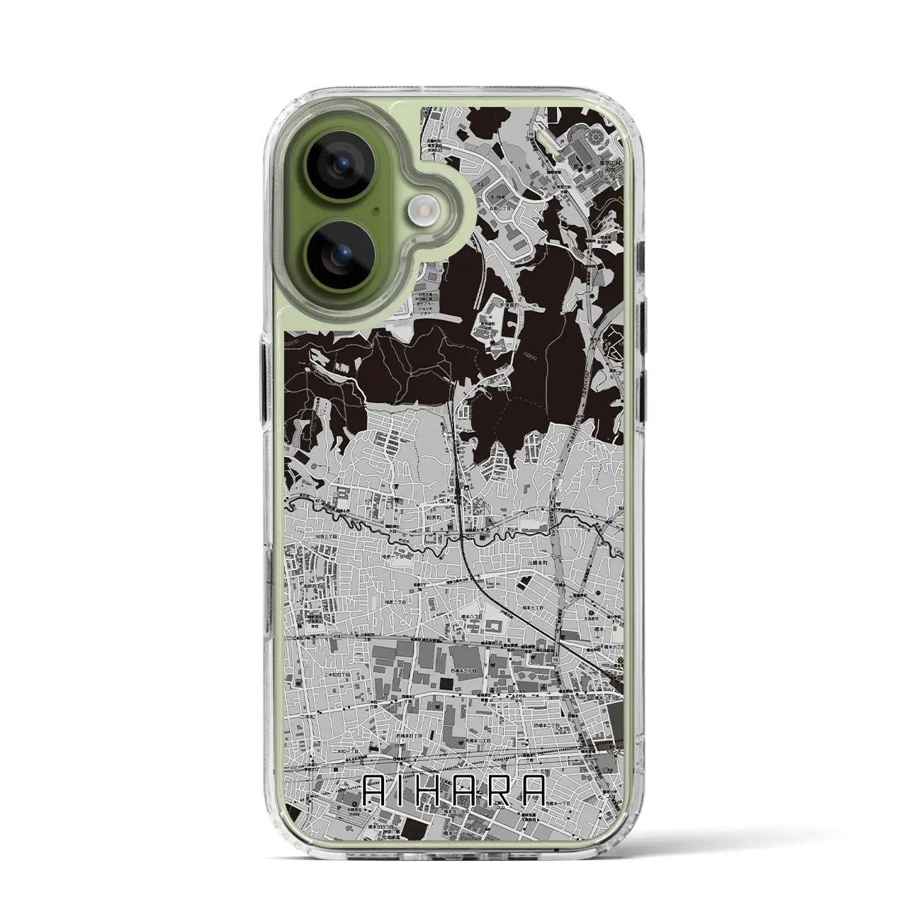 【相原(東京都)】地図柄iPhoneケース(MagSafeタイプ)