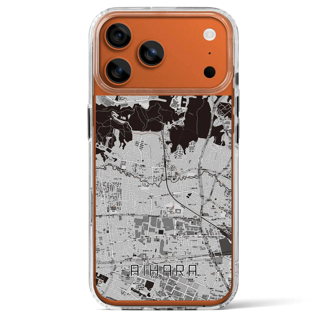 【相原(東京都)】地図柄iPhoneケース(MagSafeタイプ)