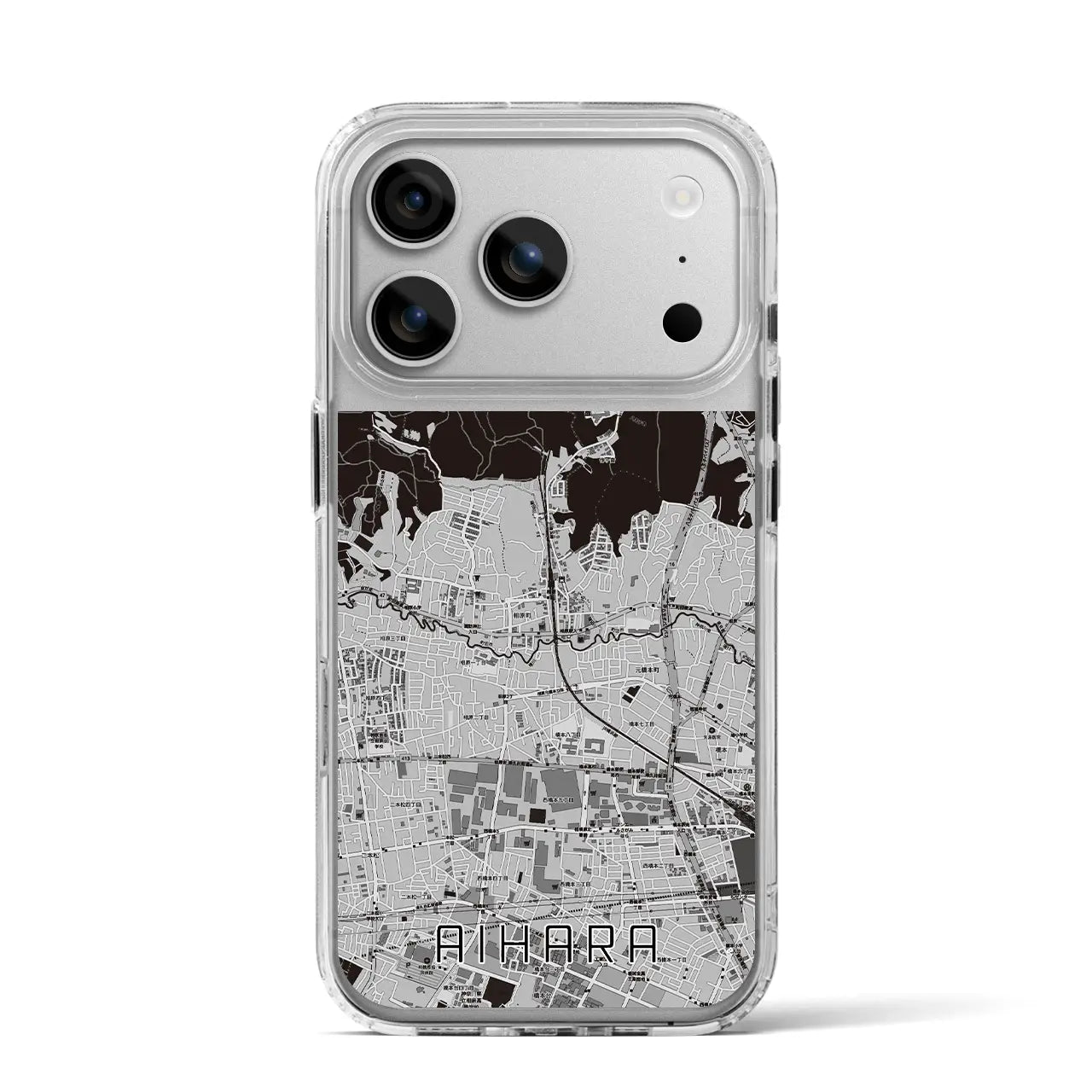 【相原(東京都)】地図柄iPhoneケース(MagSafeタイプ)