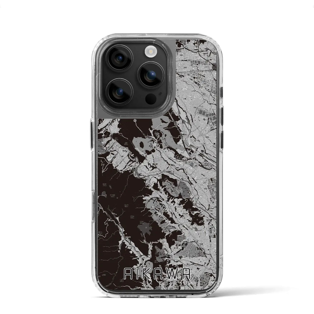 【愛川(神奈川県)】地図柄iPhoneケース(MagSafeタイプ)